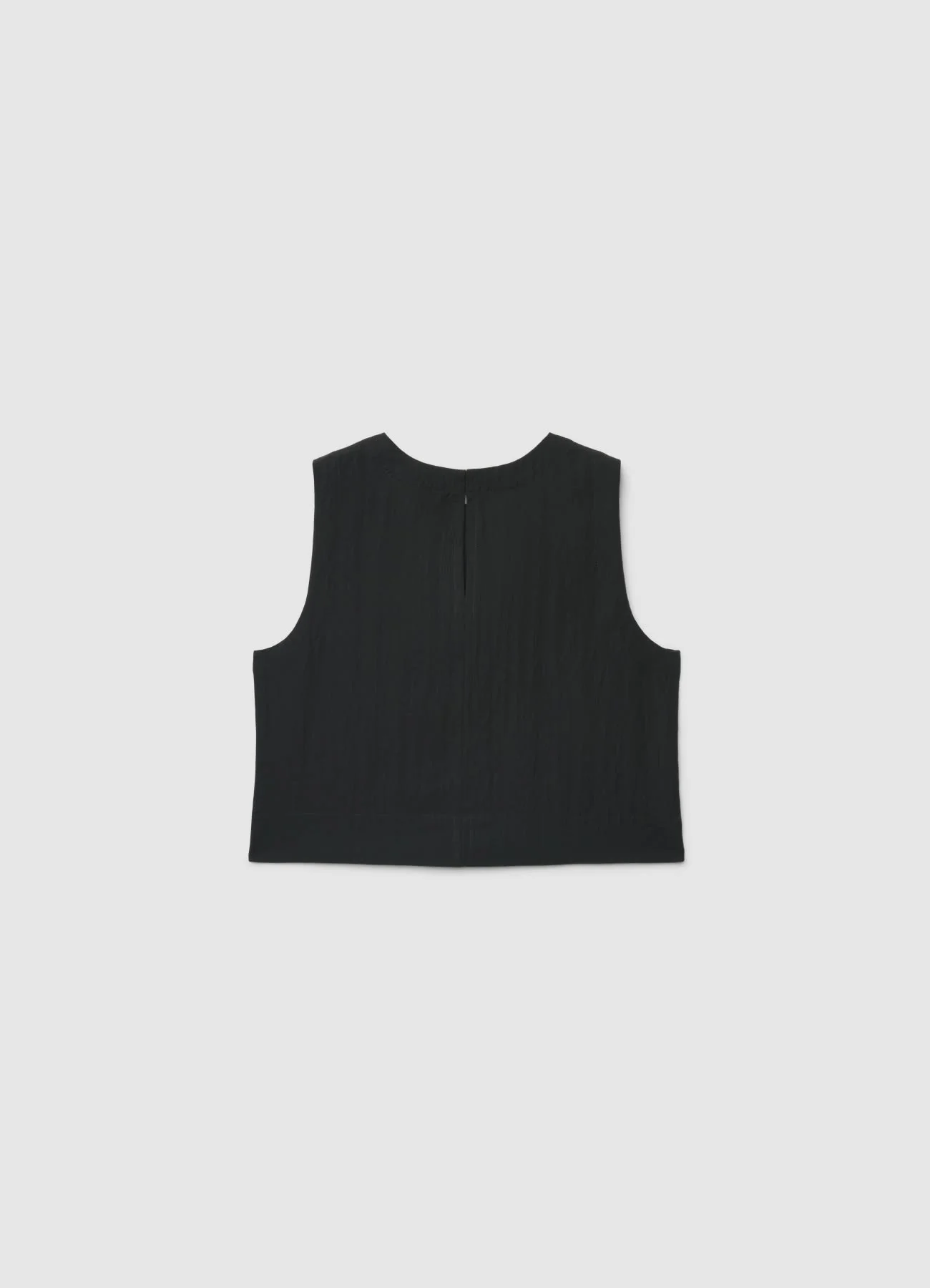Blusa smanicata a tinta unita - Image 5