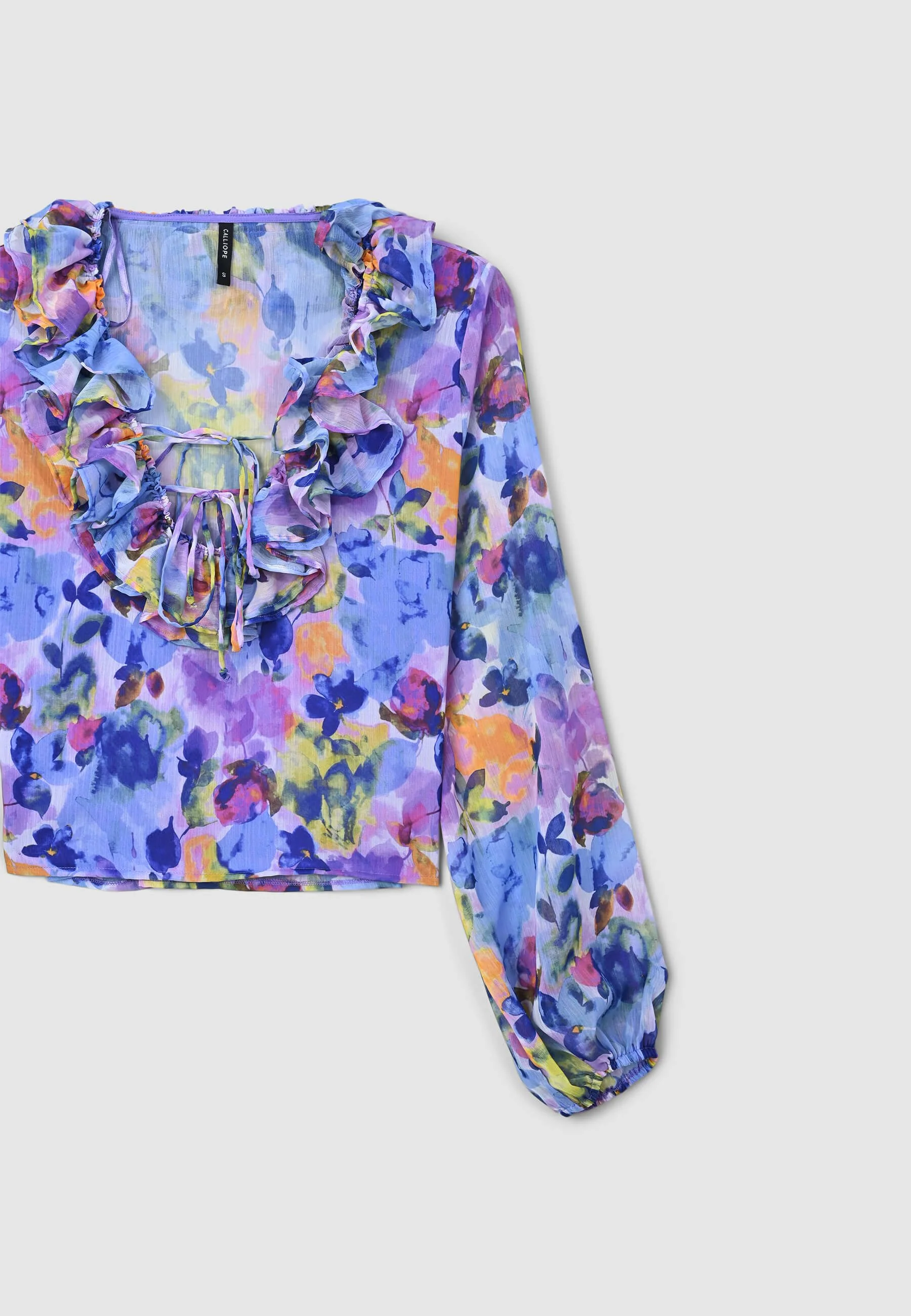Blusa trasparenze a fiori - Image 6