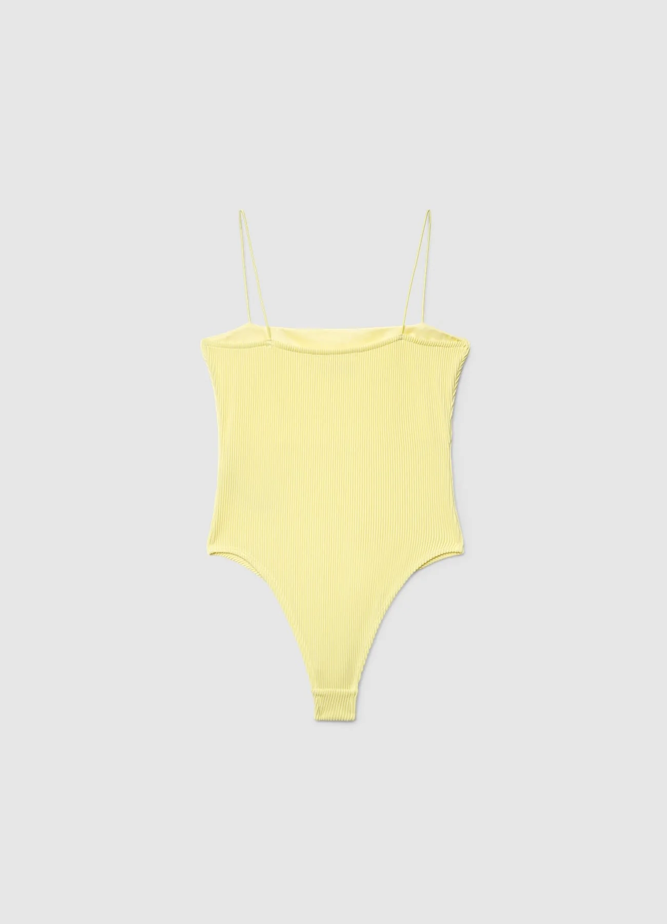 Body a costine con spalline sottili - Image 5