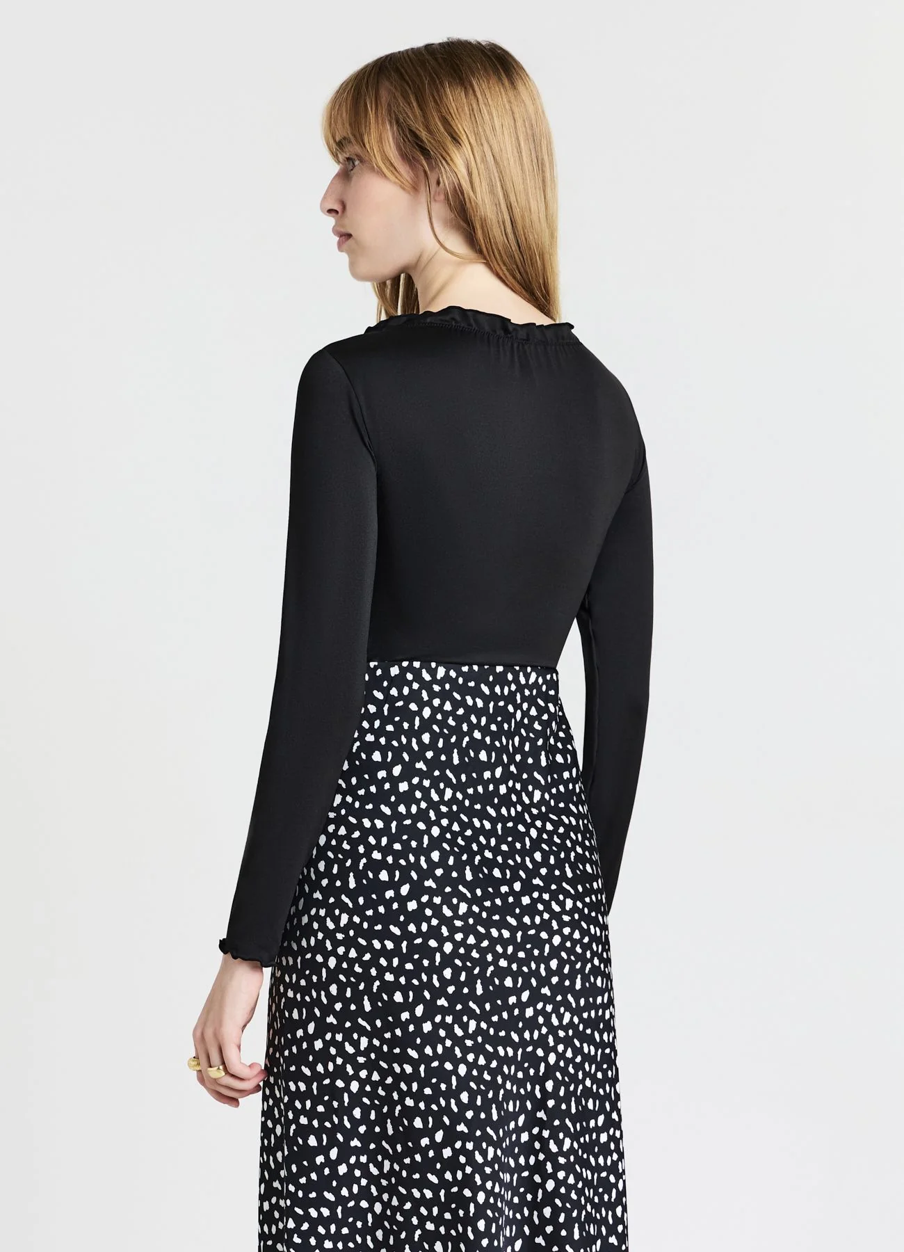 Body con arriccio e volant - Image 2