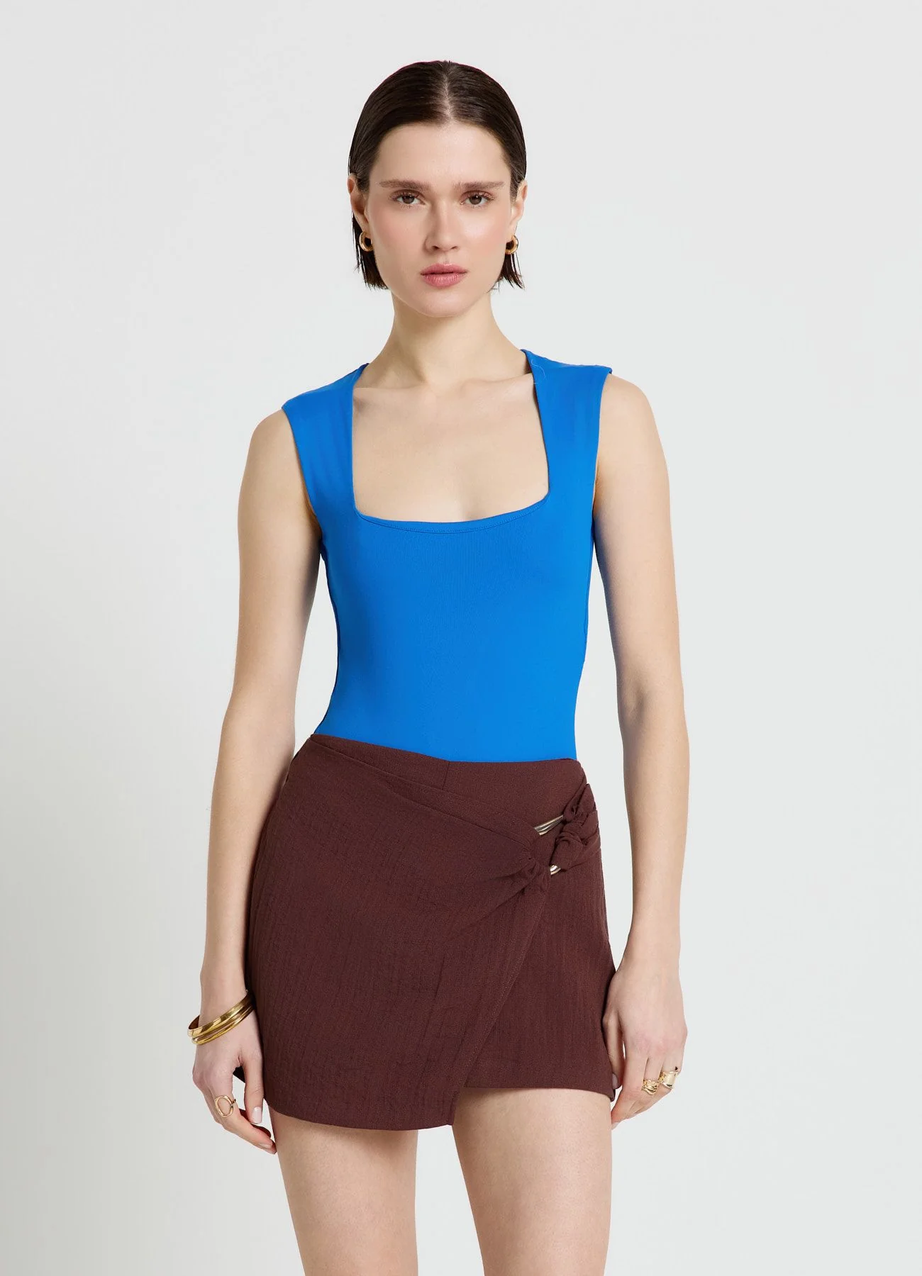 Body con scollo quadrato - Image 2