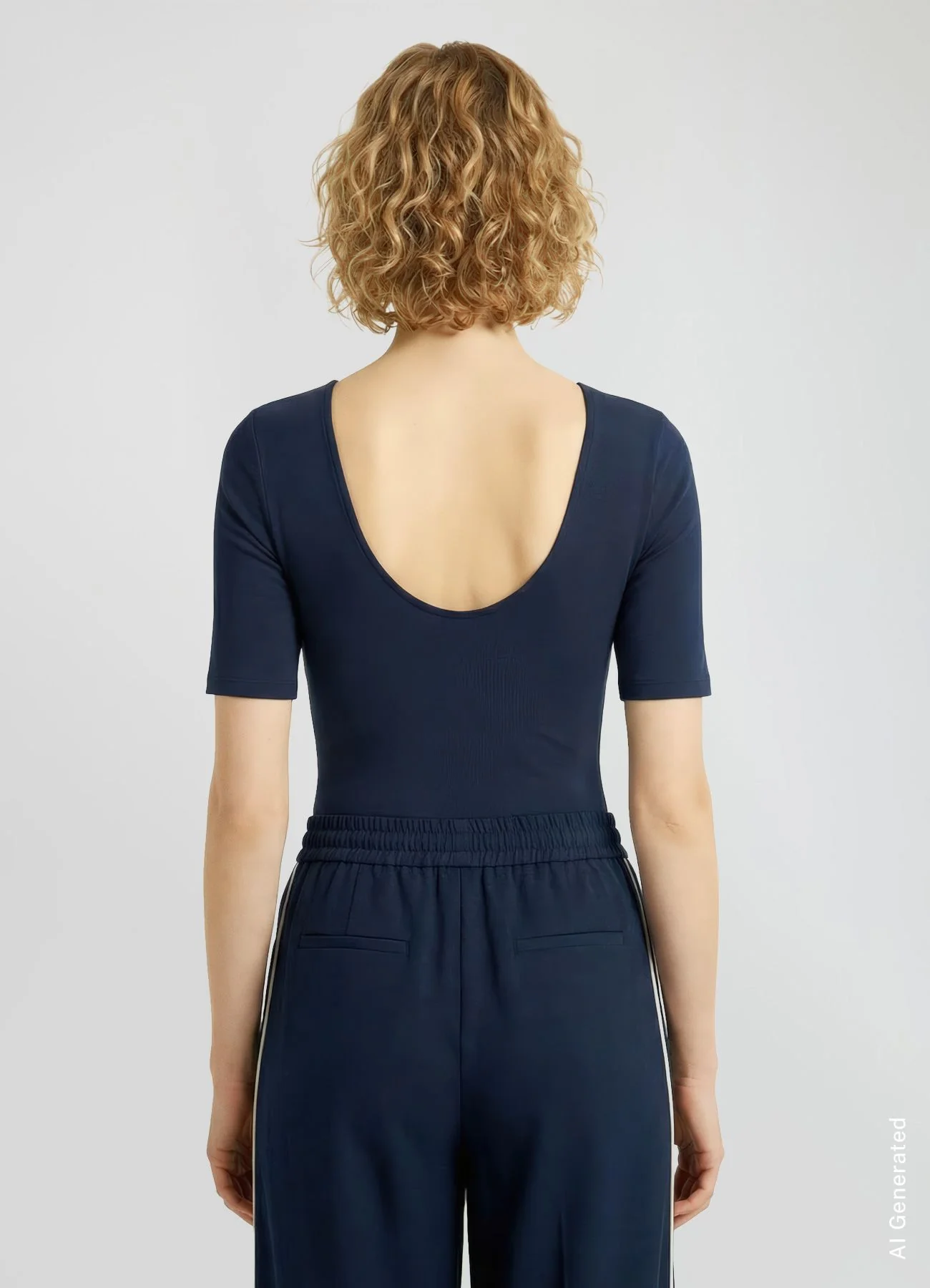 Body con scollo retro