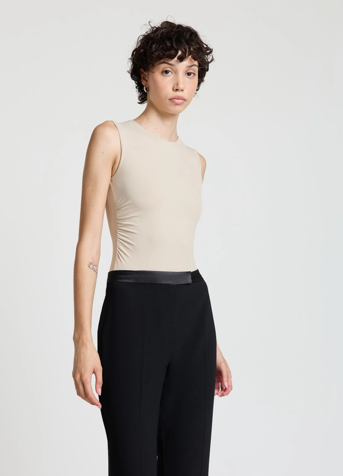 Body girocollo con arricciatura - Image 2