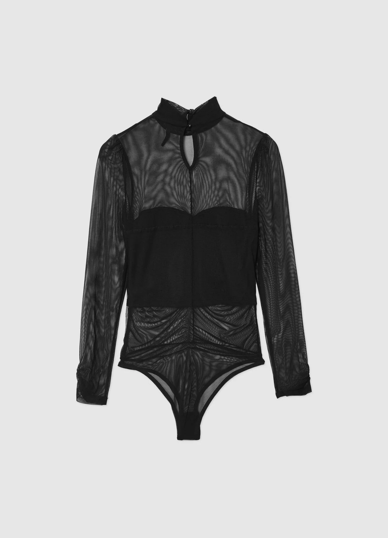 Body in tulle con arricciatura - Image 5