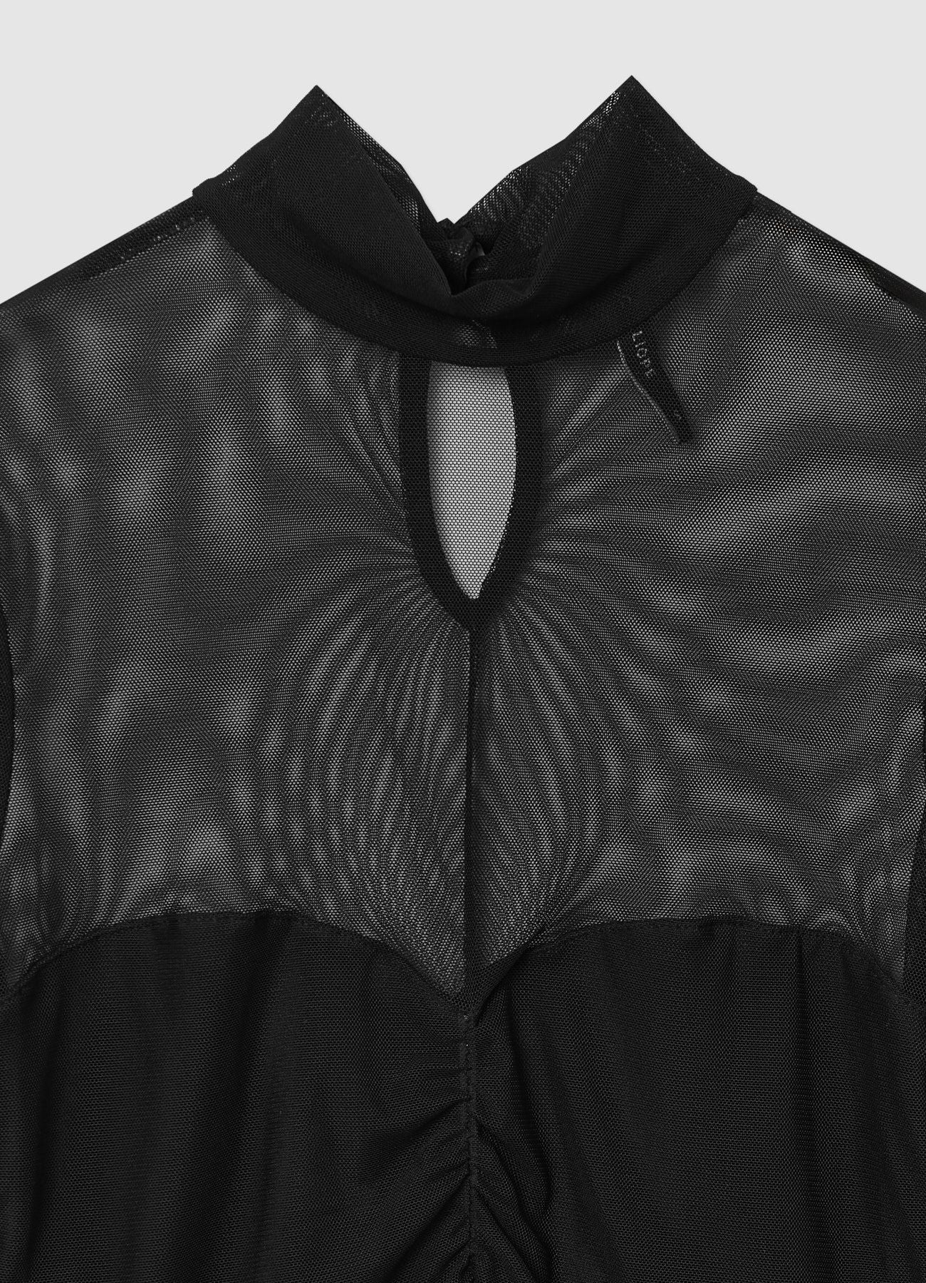 Body in tulle con arricciatura - Image 6