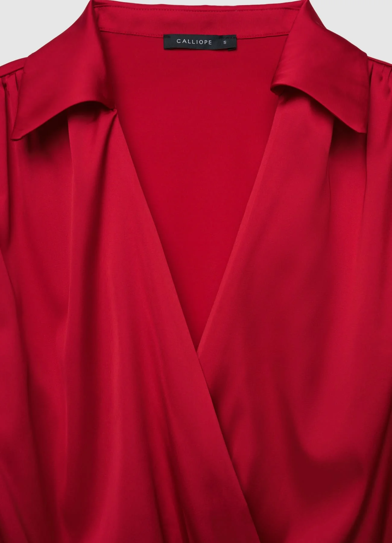 Body incrociato in simil satin - Image 5