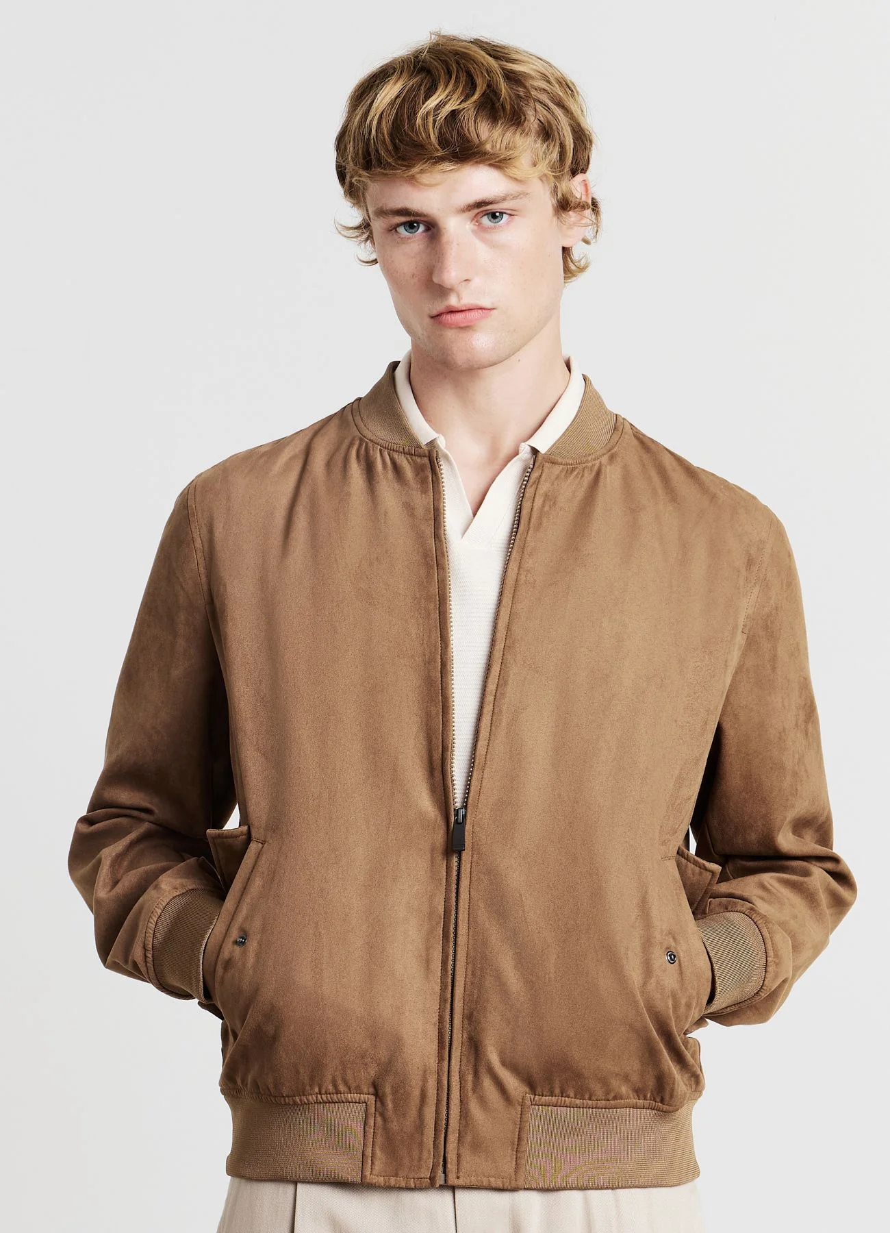 Bomber simil camoscio - Image 2