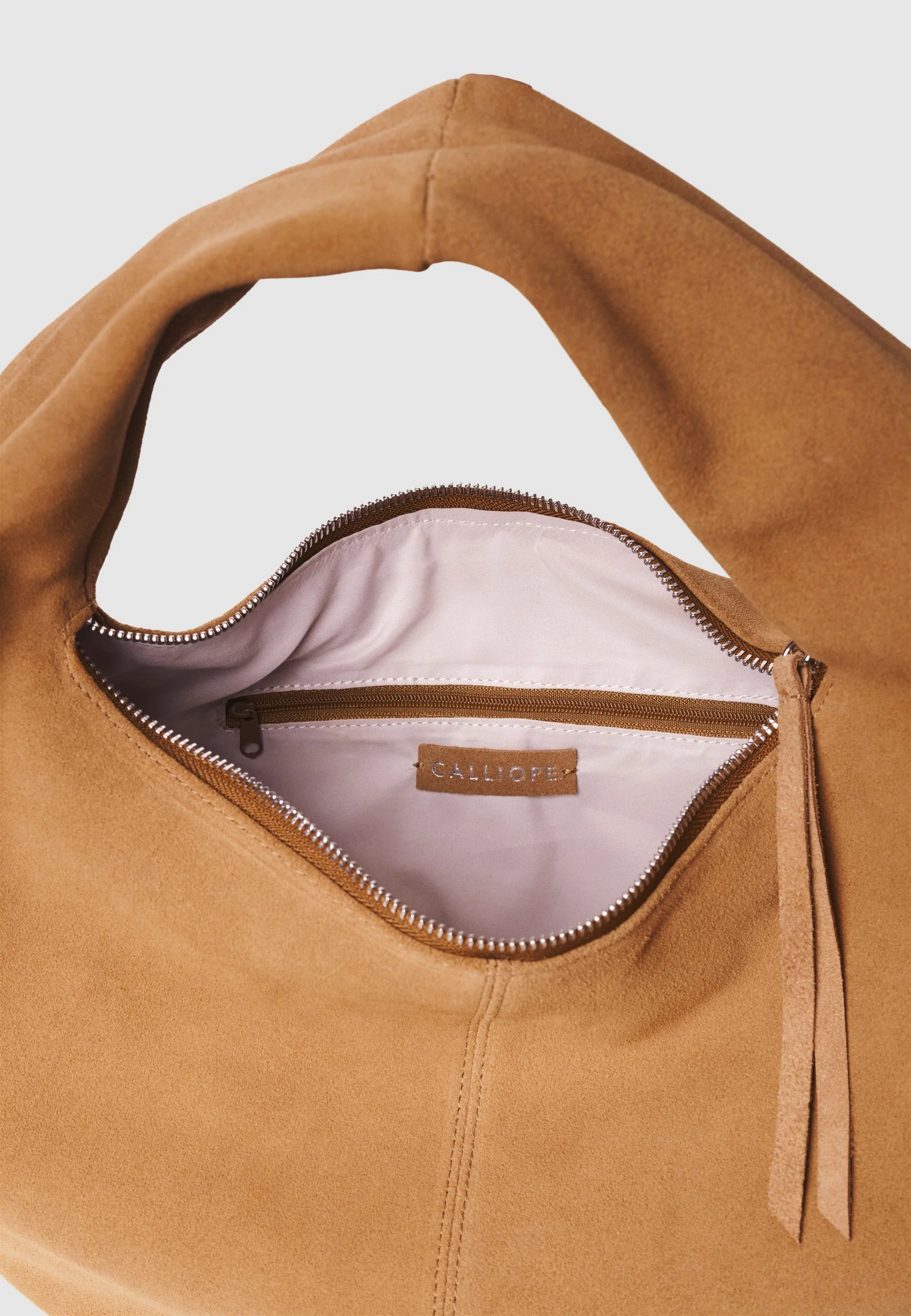 Borsa a mezzaluna in pelle - Image 4
