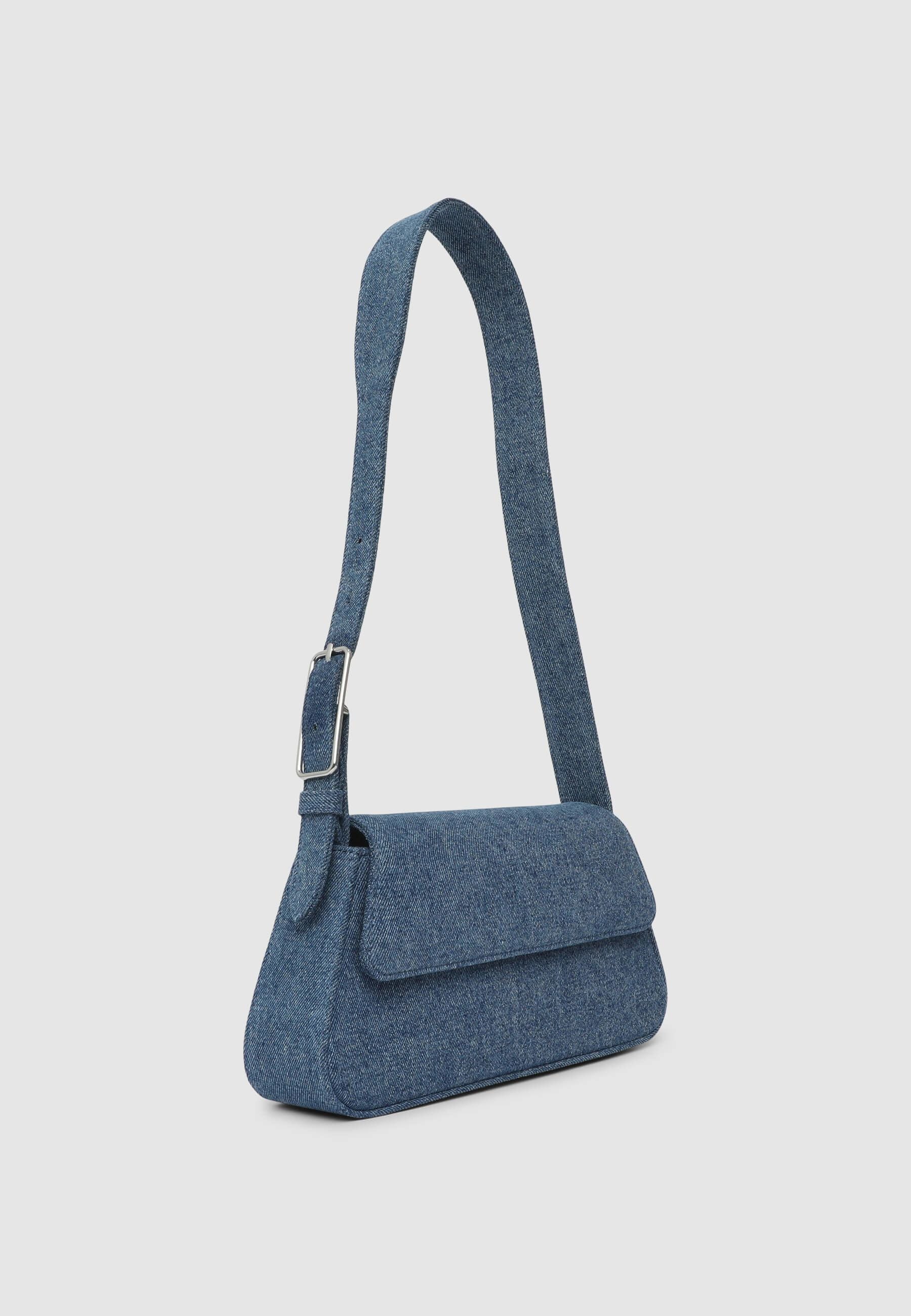 Borsa a spalla in denim - Image 2