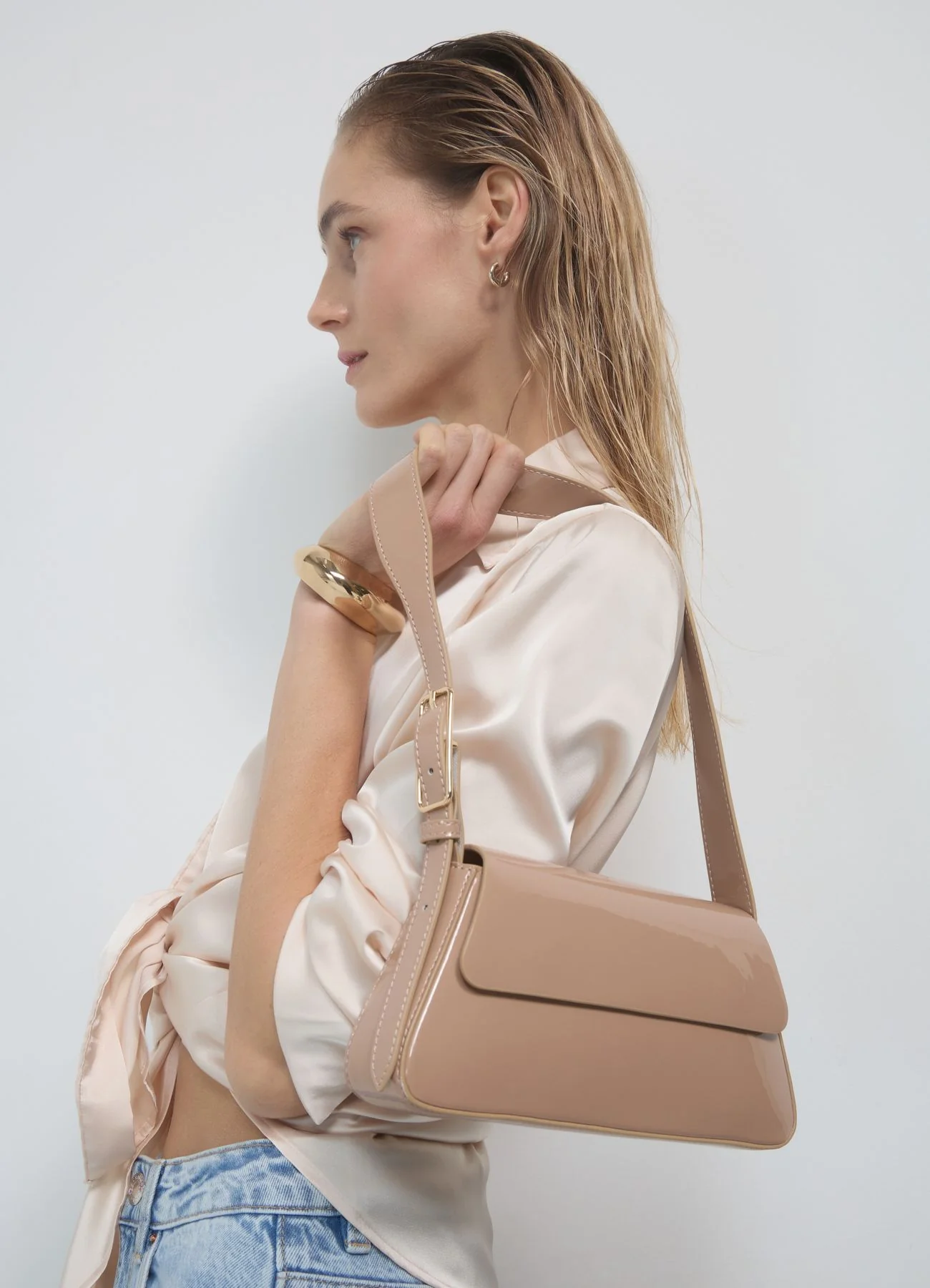 Borsa a spalla similpelle