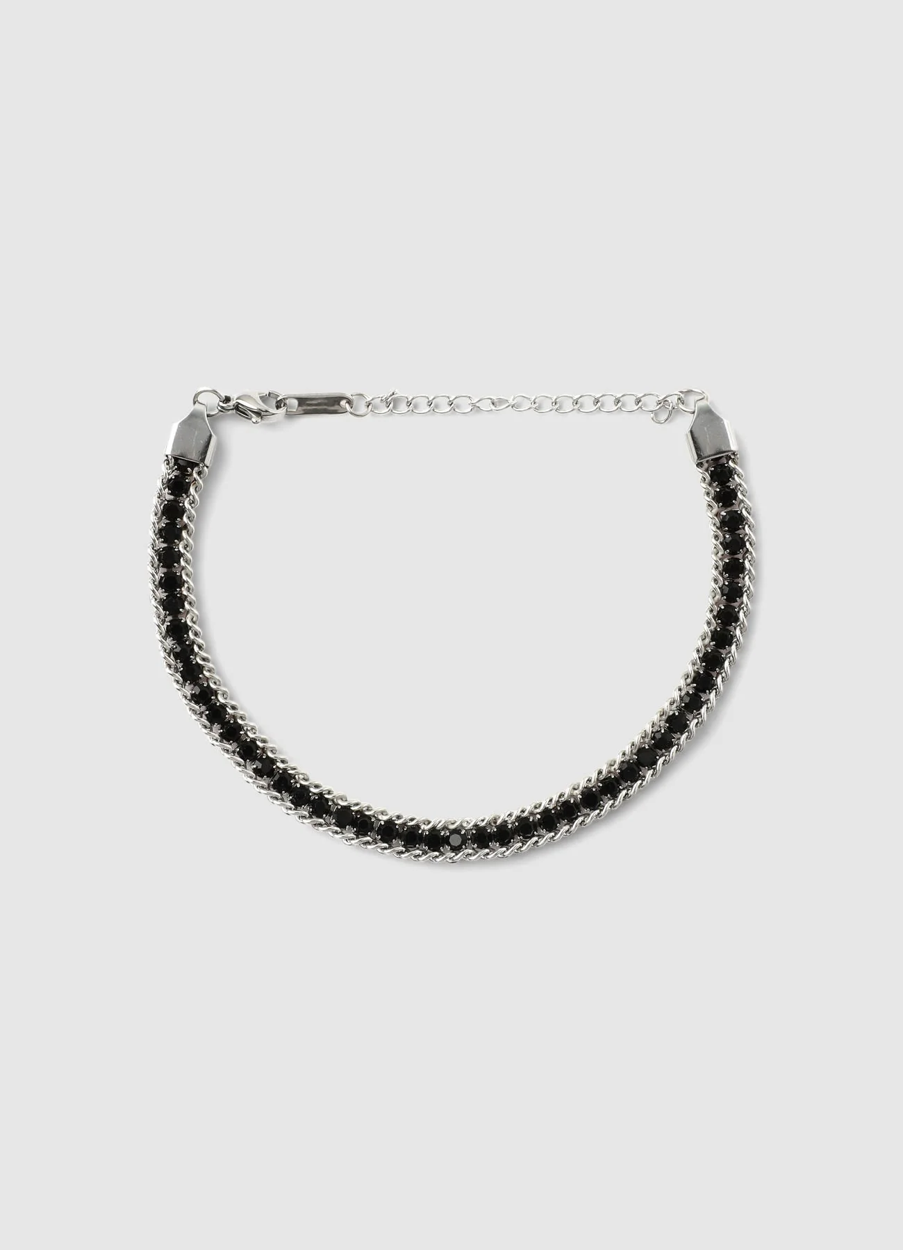 Bracciale con catena e cristalli - Image 2