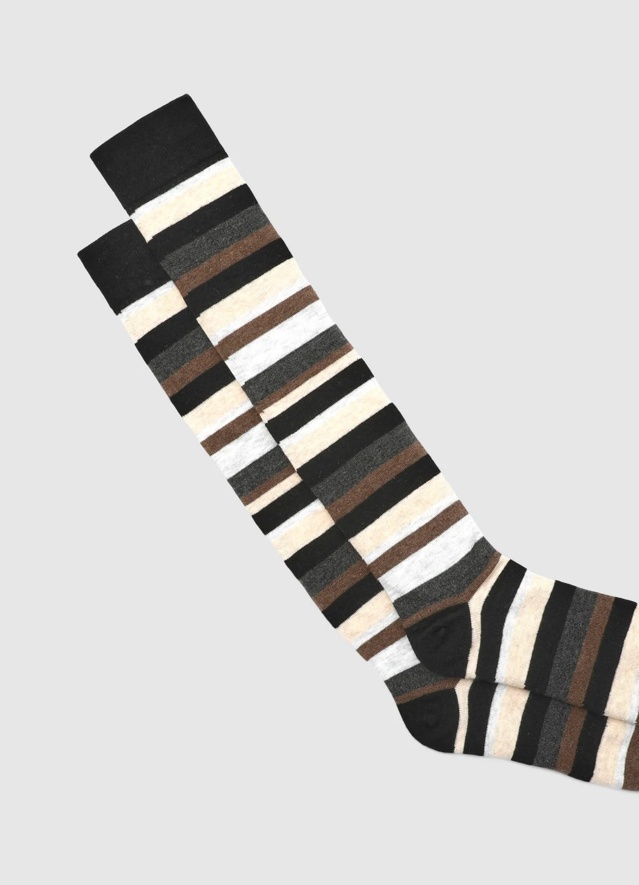 Calze lunghe a righe multicolore - Image 3