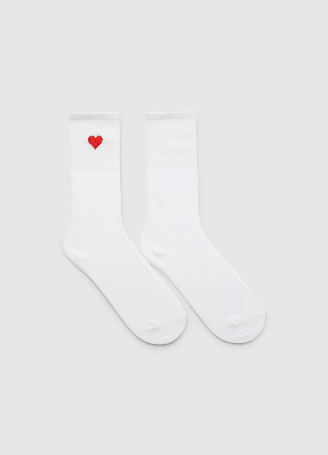 Calzini con ricamo cuore - Image 3
