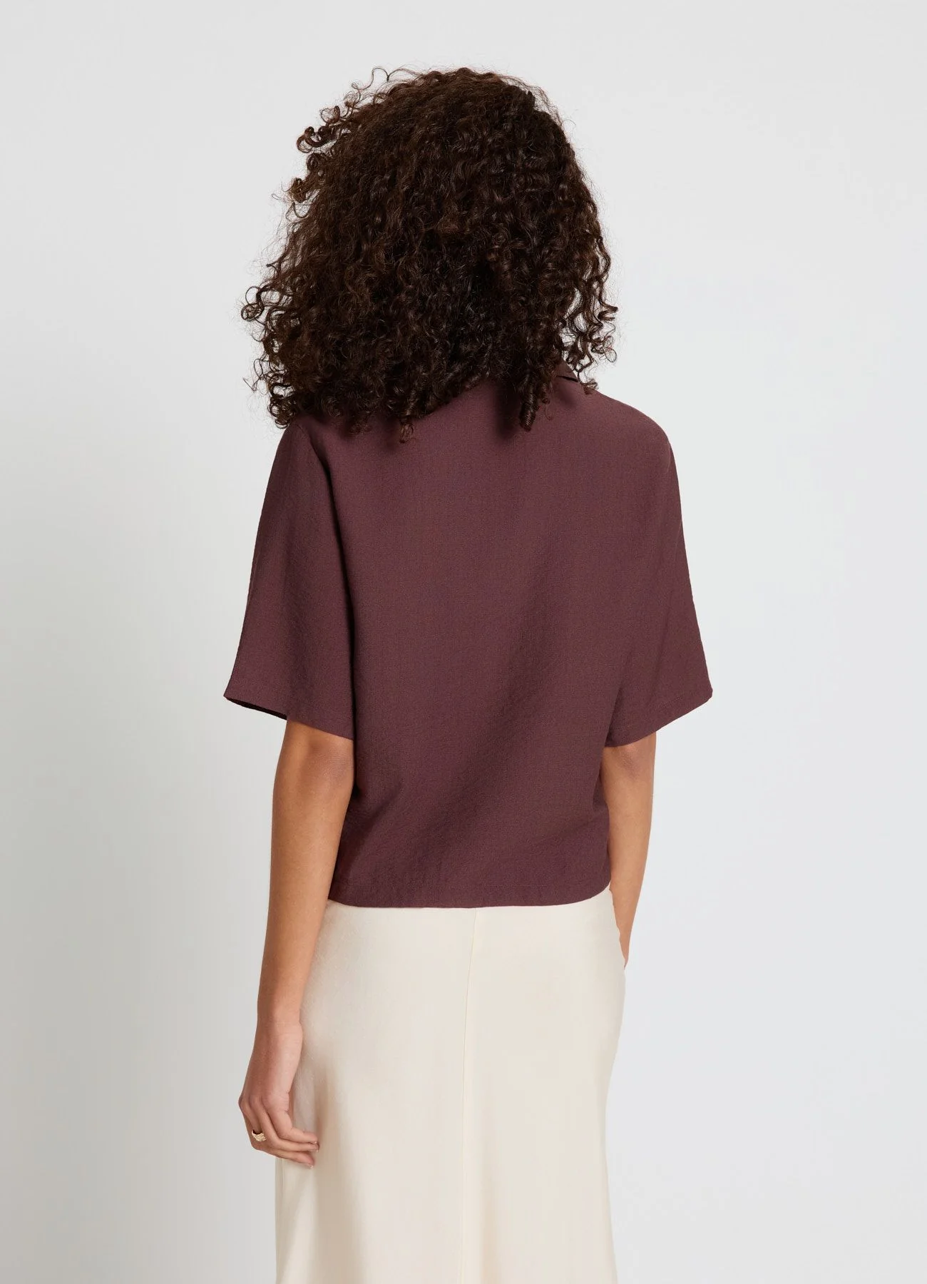 Camicia a maniche corte con collo a rever - Image 3