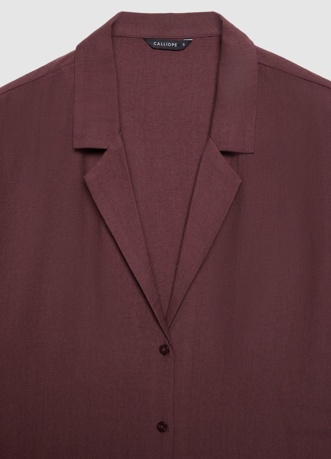 Camicia a maniche corte con collo a rever - Image 6