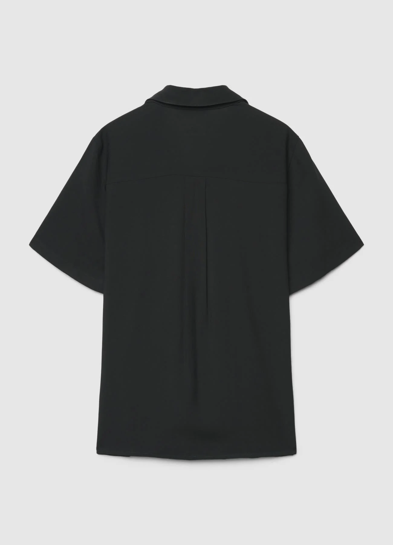 Camicia a maniche corte tinta unita - Image 4