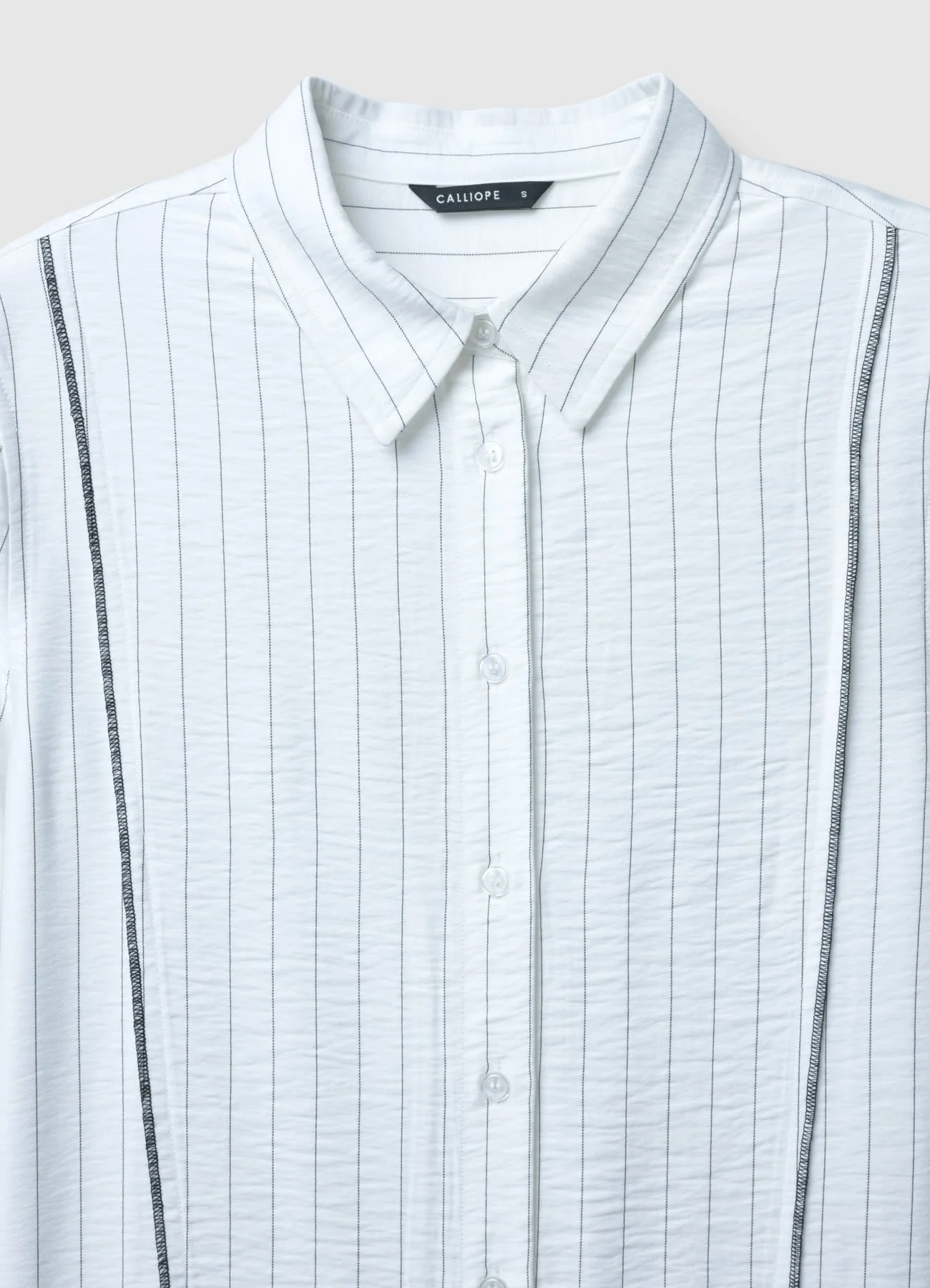 Camicia a maniche lunghe con righe - Image 6