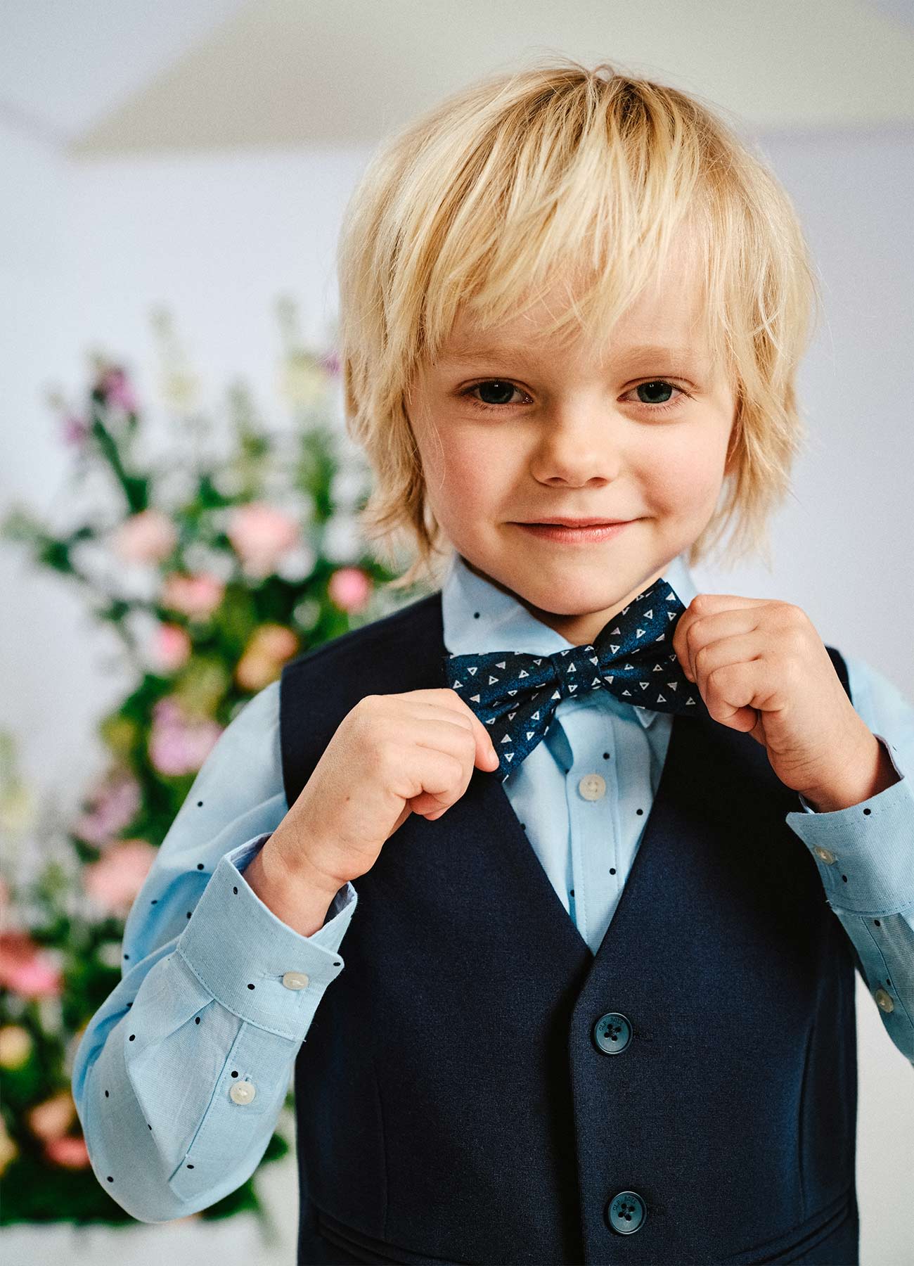 Camicia a pois con colletto - Image 4