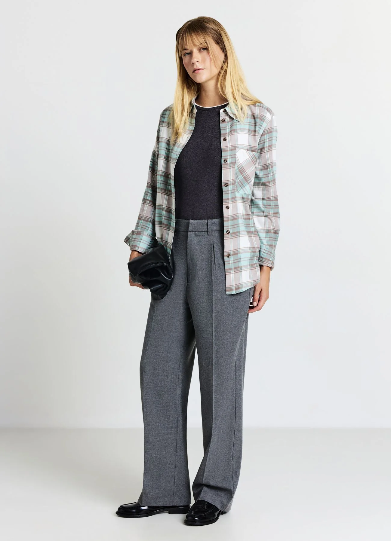 Camicia a quadri con tasca - Image 3