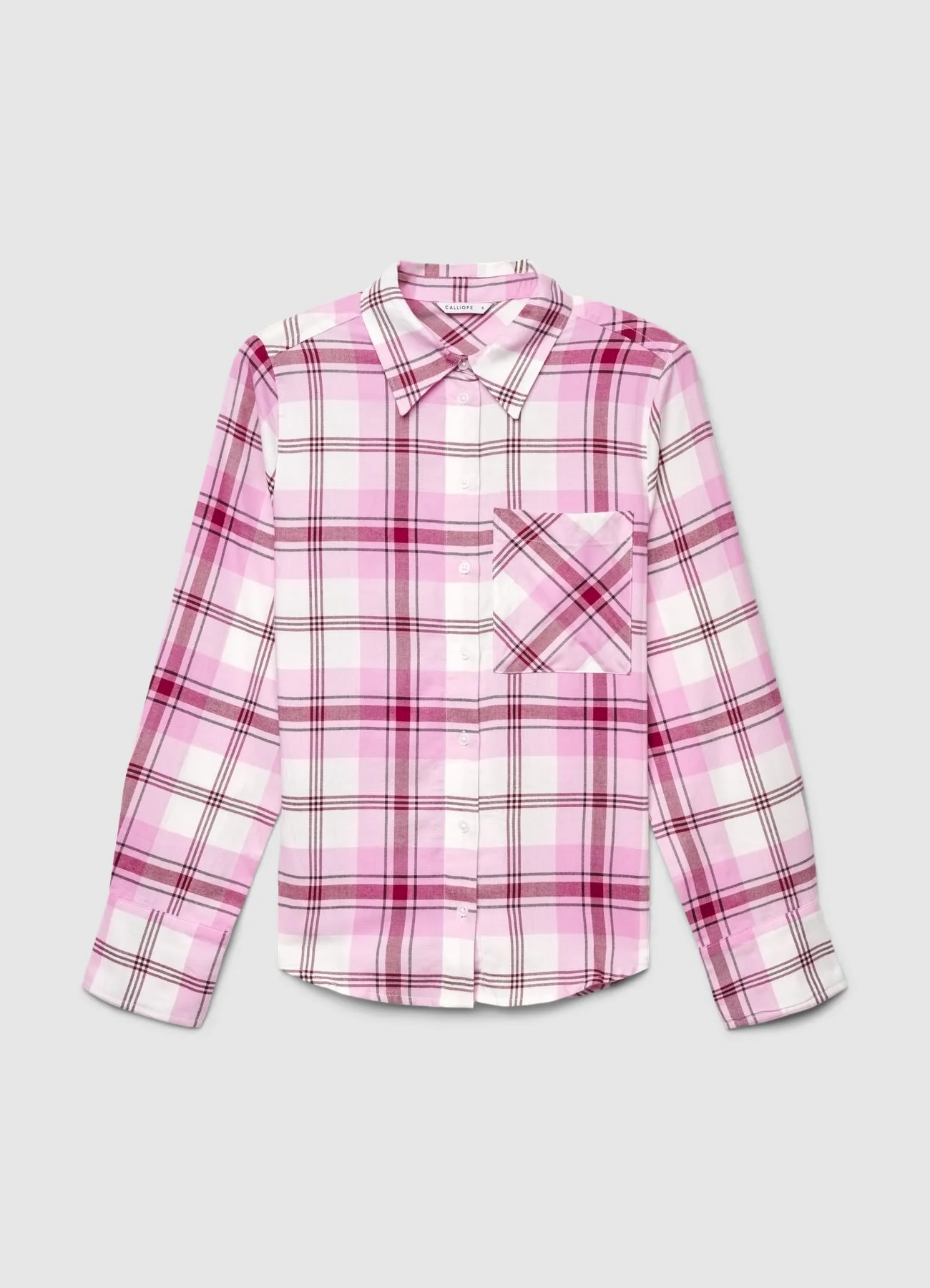 Camicia a quadri con taschino - Image 6