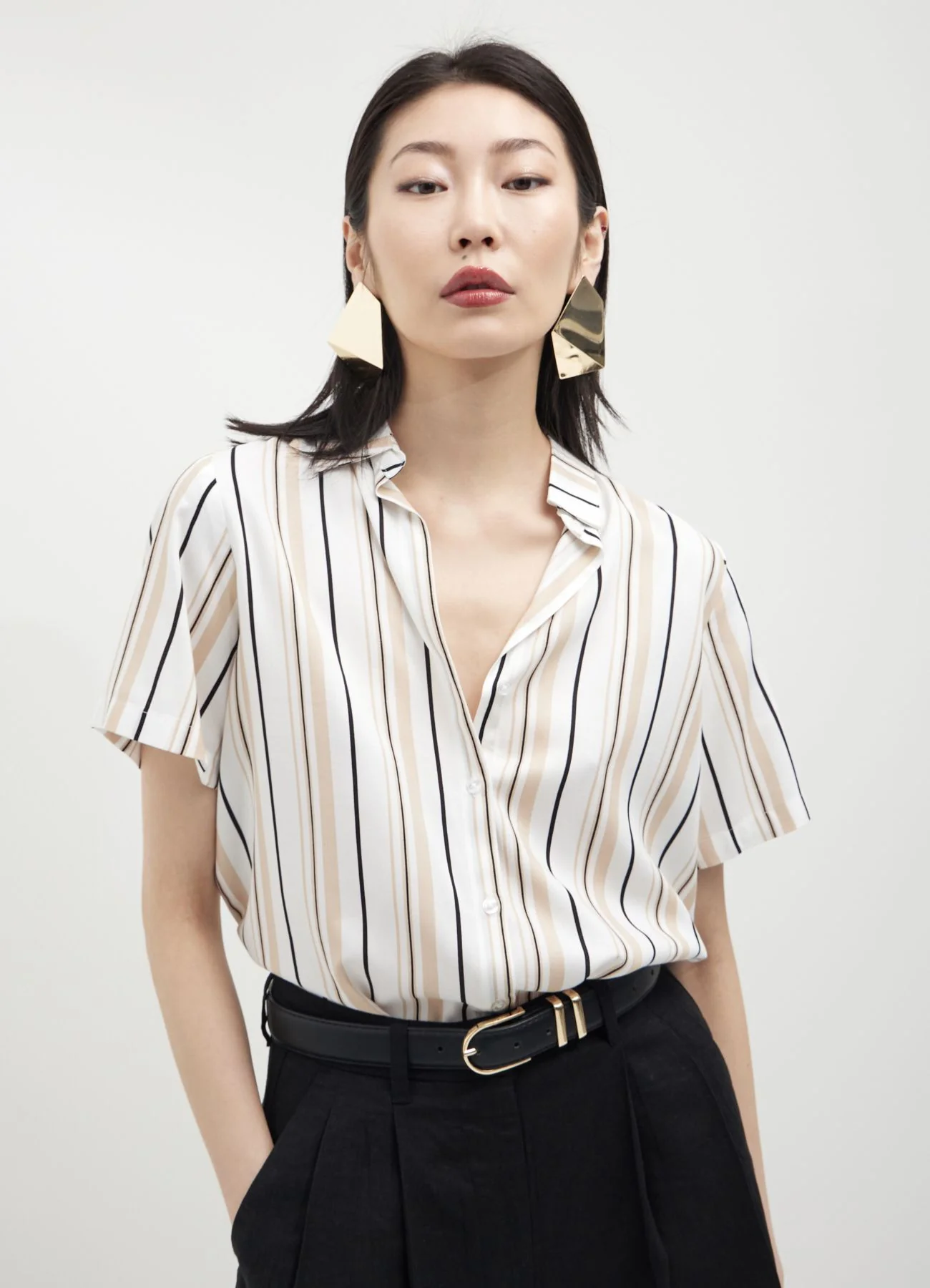 Camicia a righe