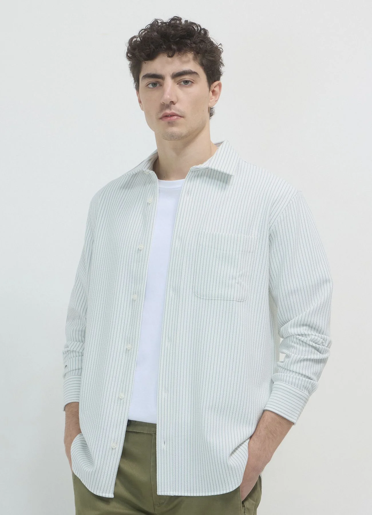 Camicia a righe