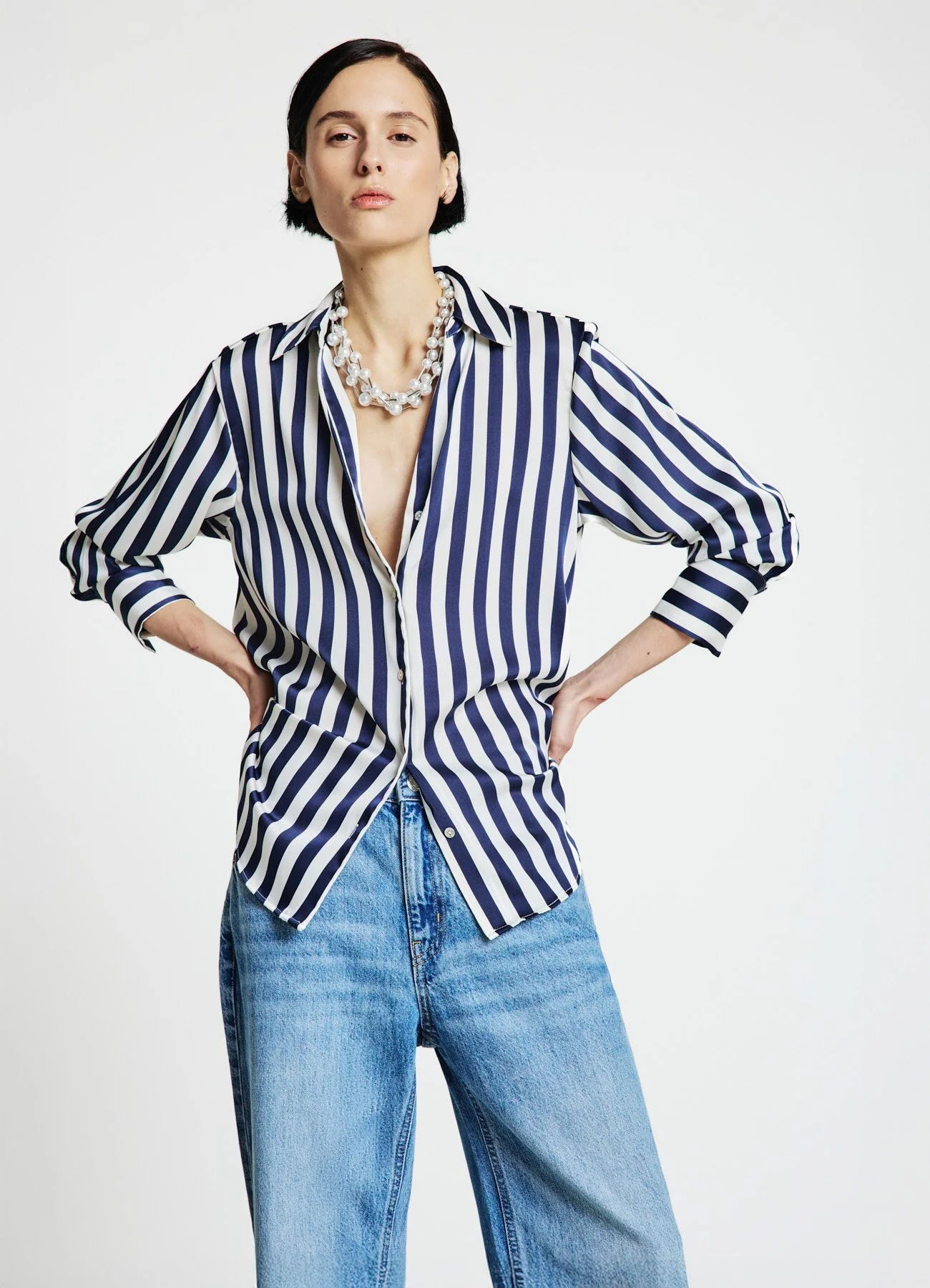 Camicia a righe