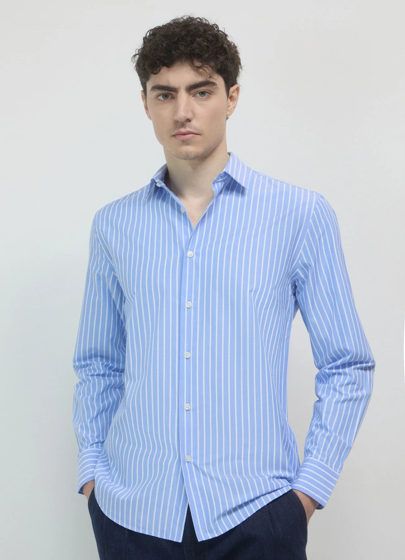 Camicia a righe