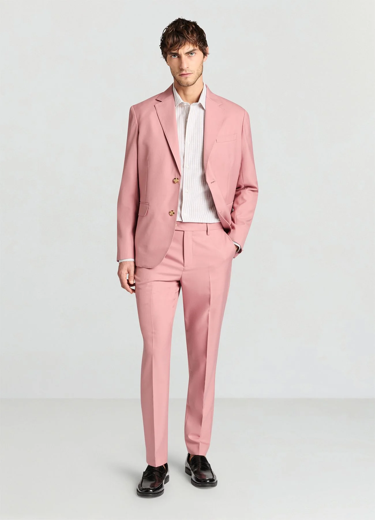 Camicia a righe classica - Image 2