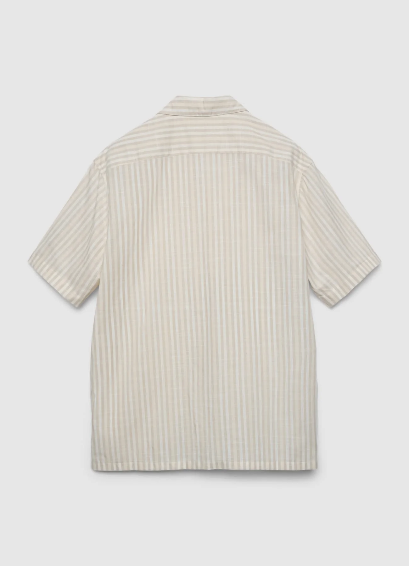 Camicia a righe con colletto bowling - Image 5