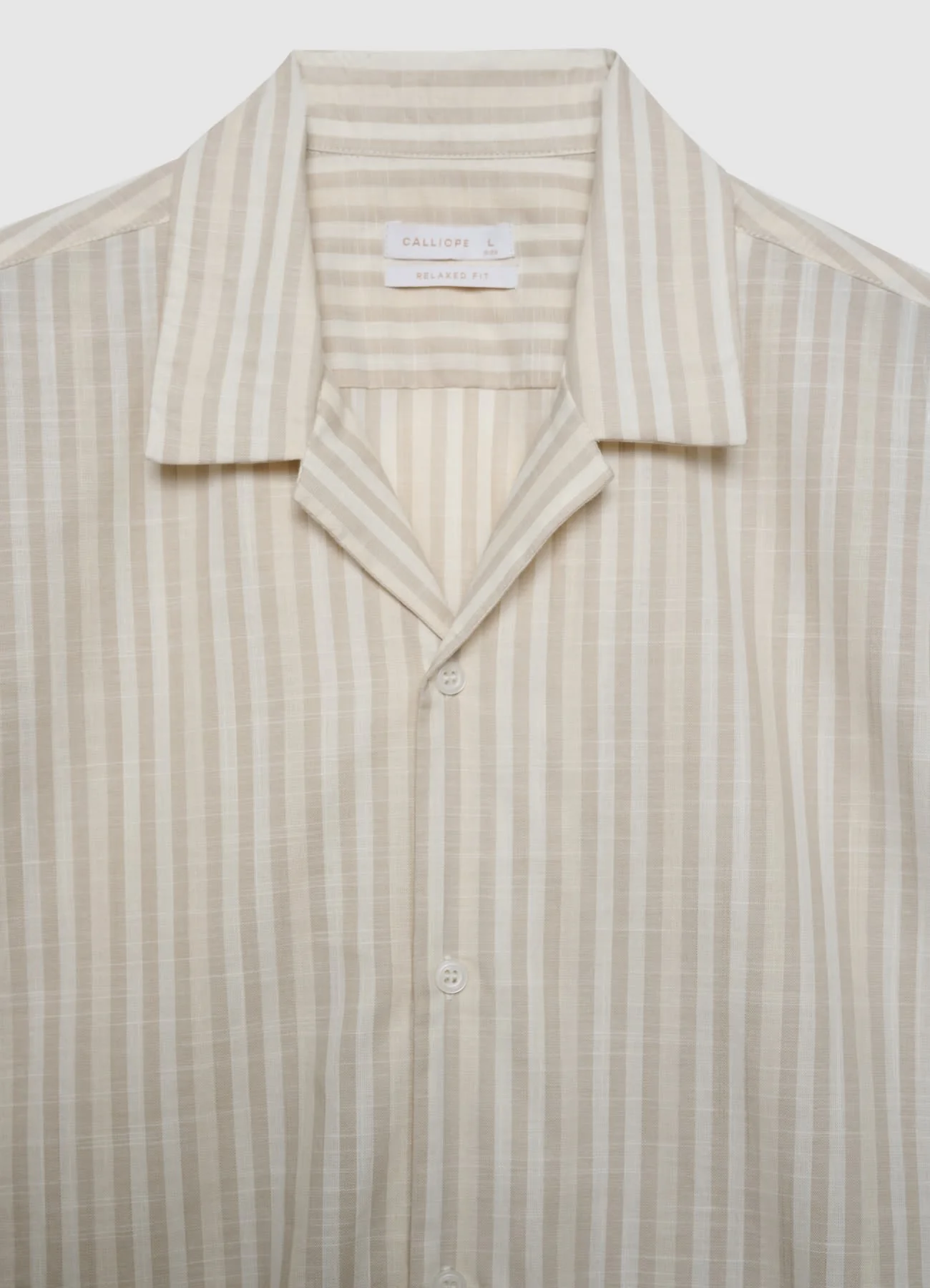 Camicia a righe con colletto bowling - Image 6