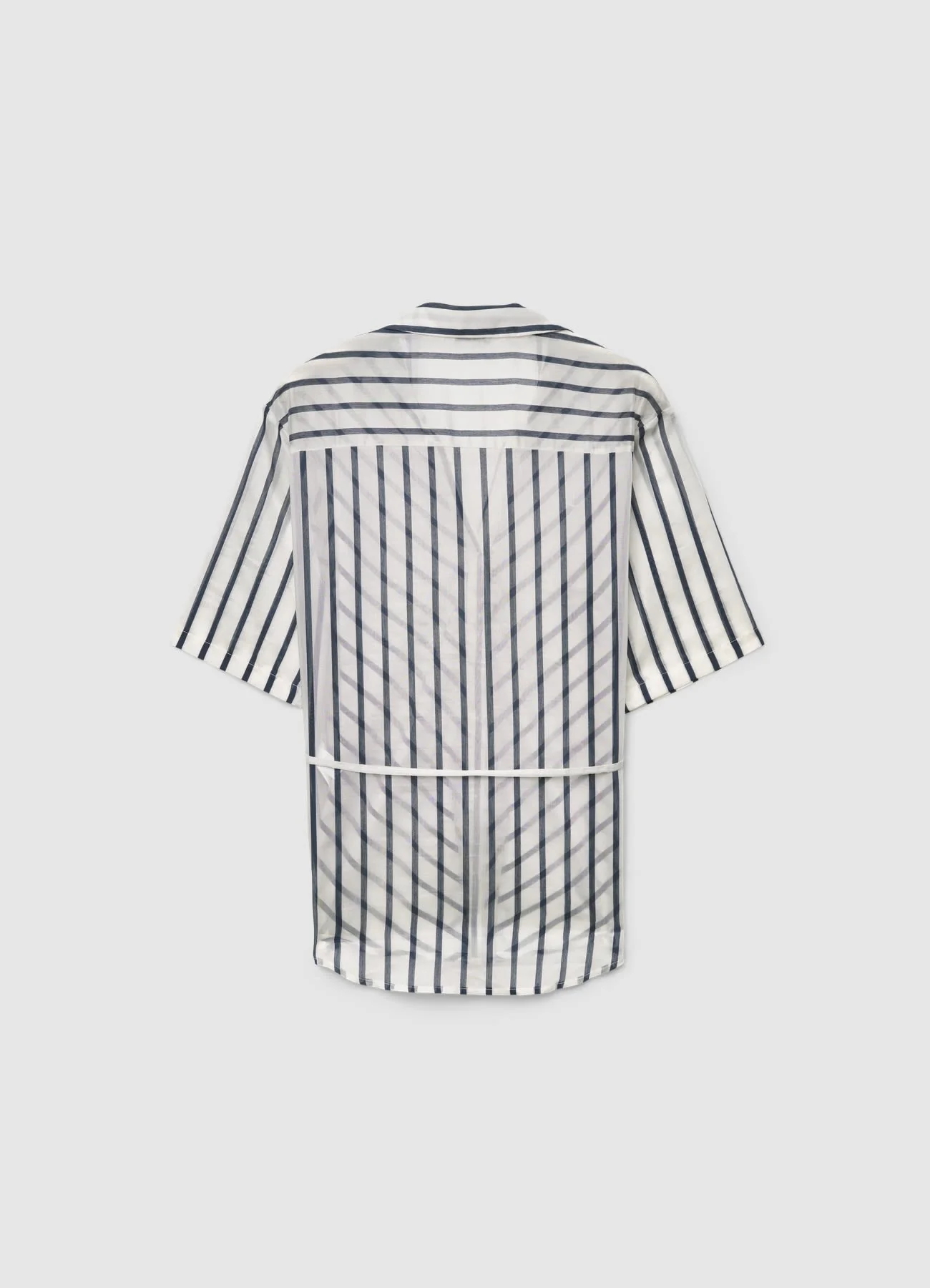 Camicia a righe con coulisse - Image 6