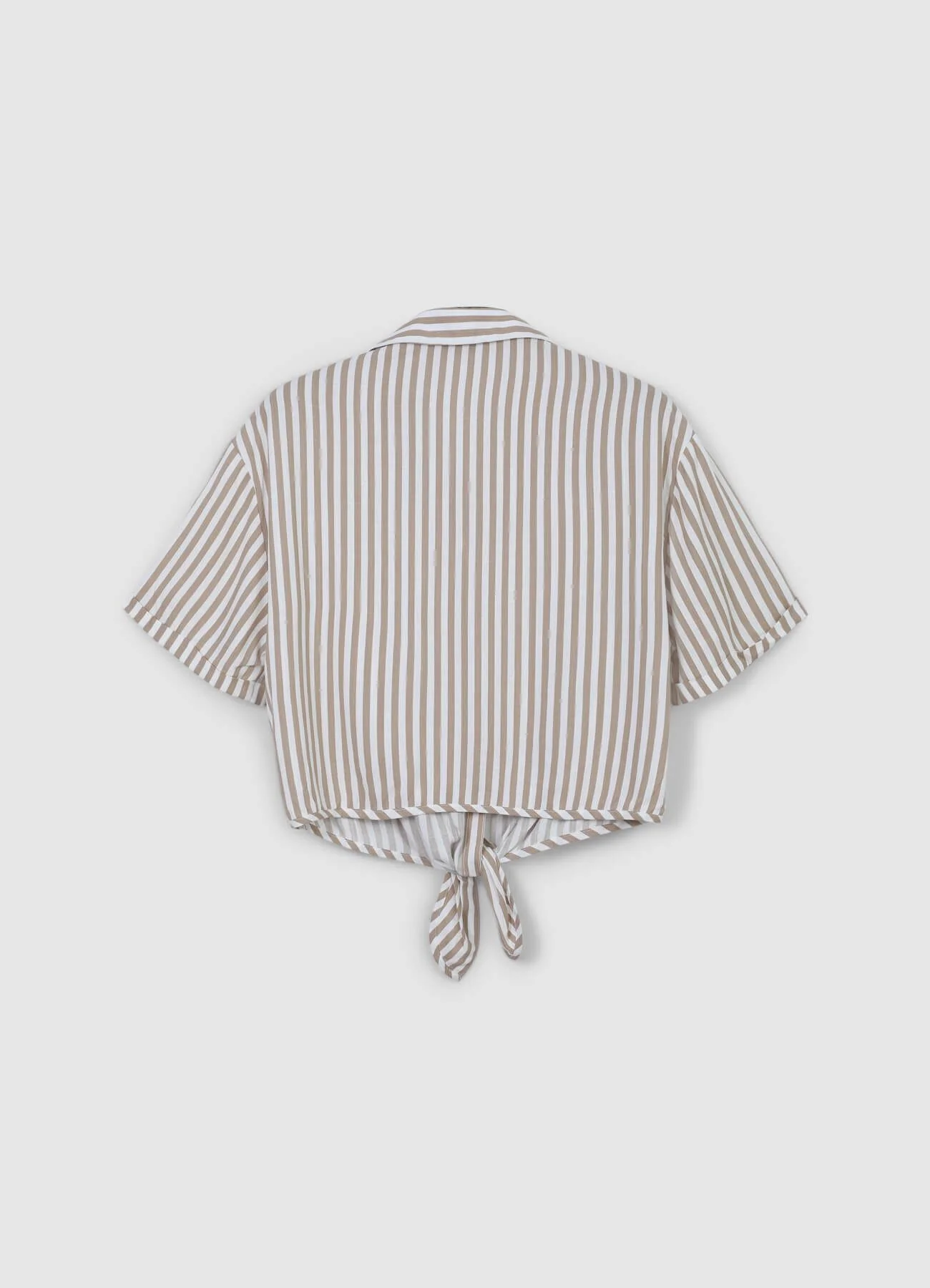 Camicia a righe con nodo - Image 5