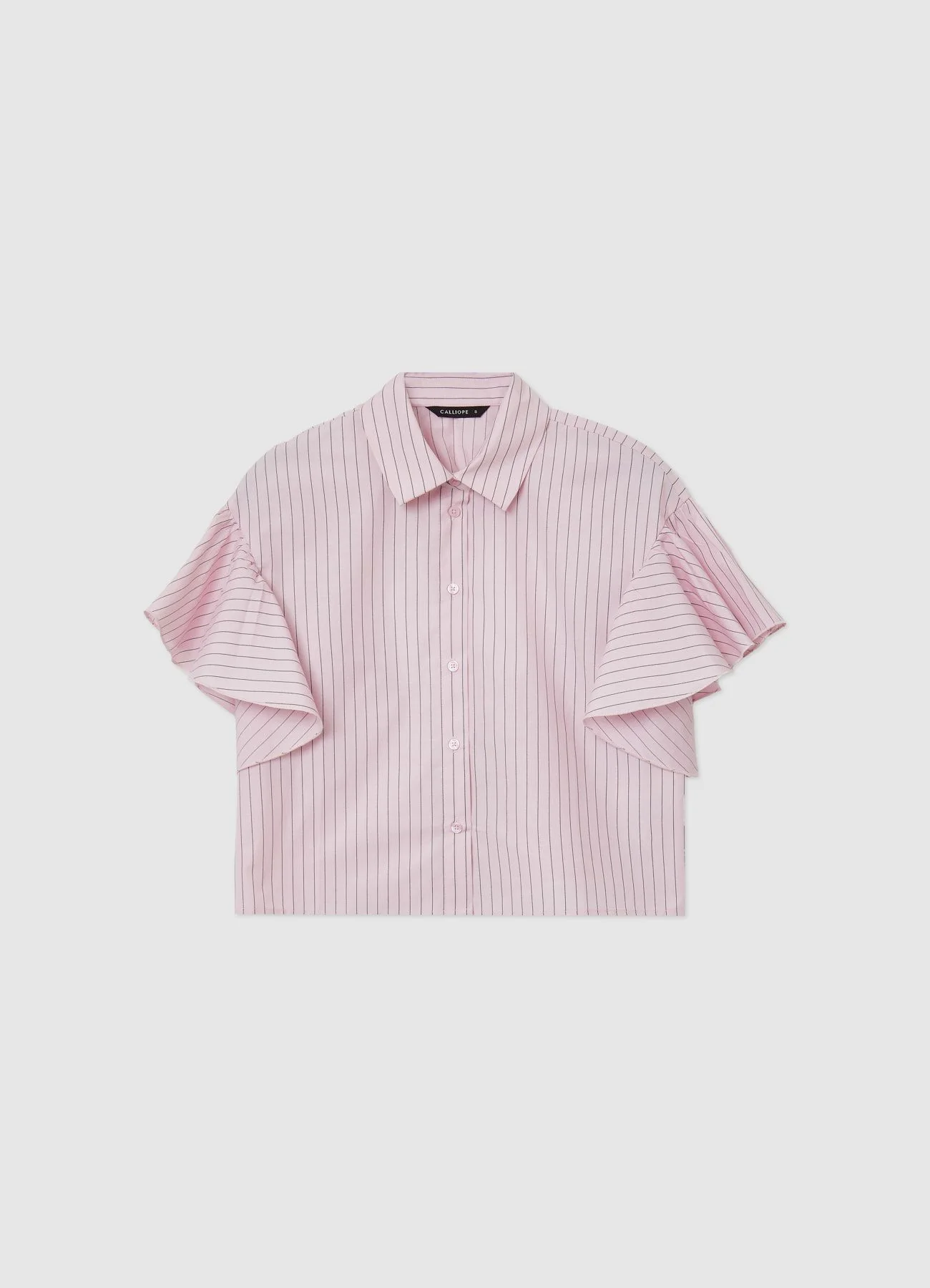 Camicia a righe con oblò sul retro - Image 6