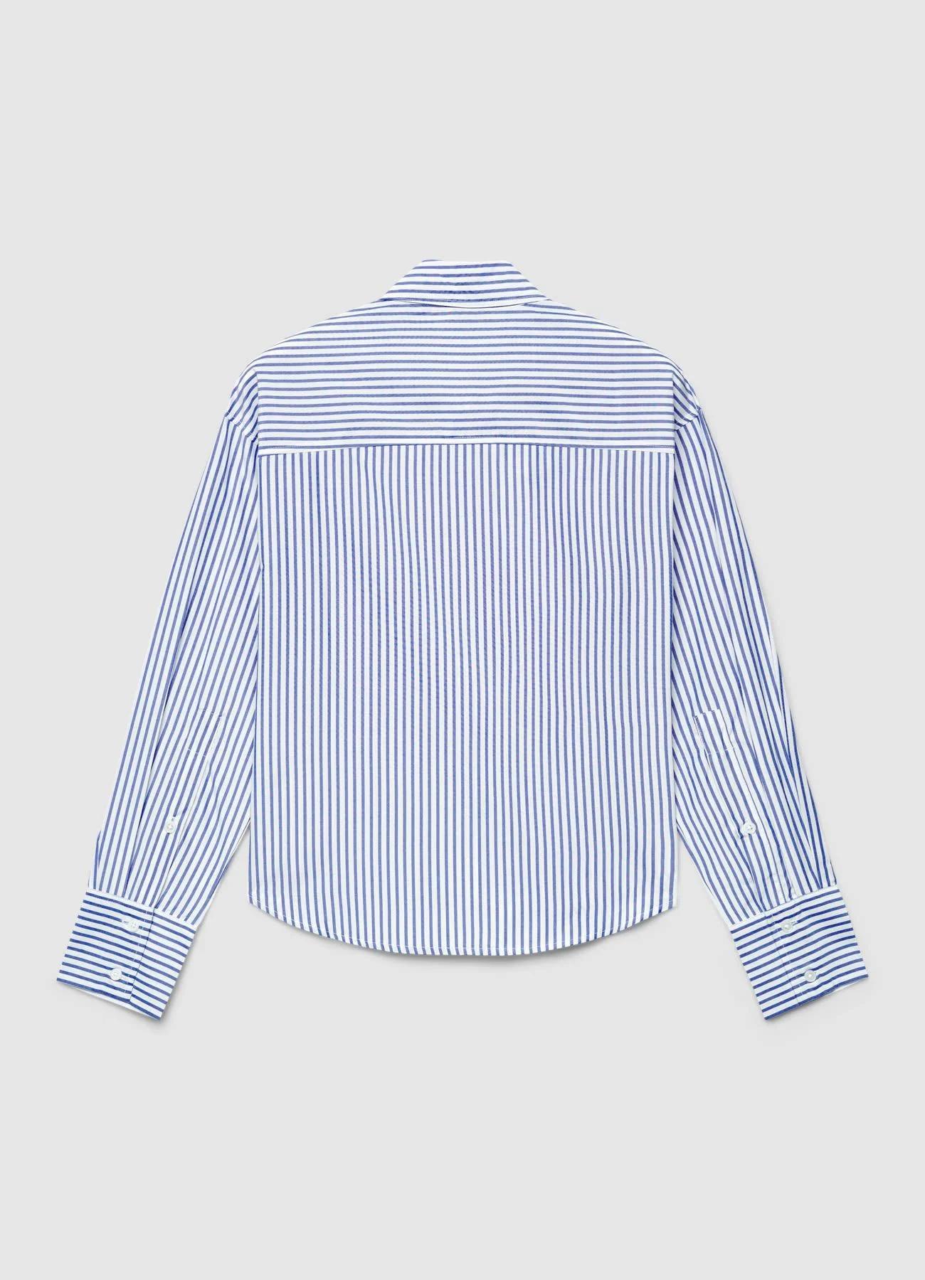 Camicia a righe con taschino - Image 5