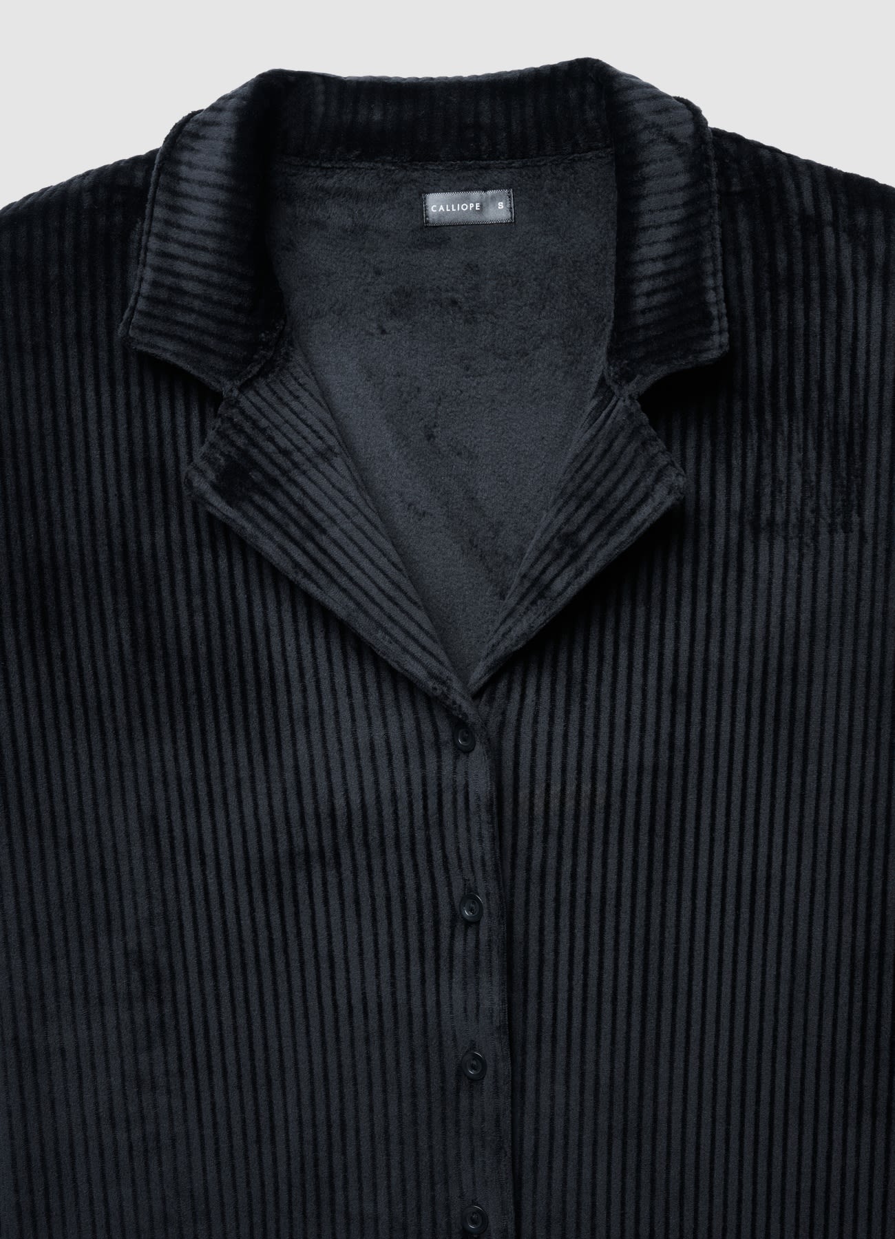 Camicia a righe effetto velluto - Image 3