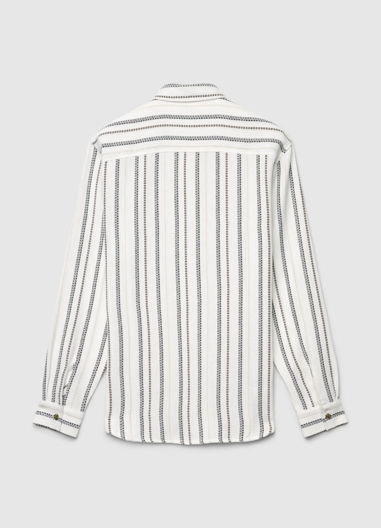 Camicia a righe jacquard - Image 4