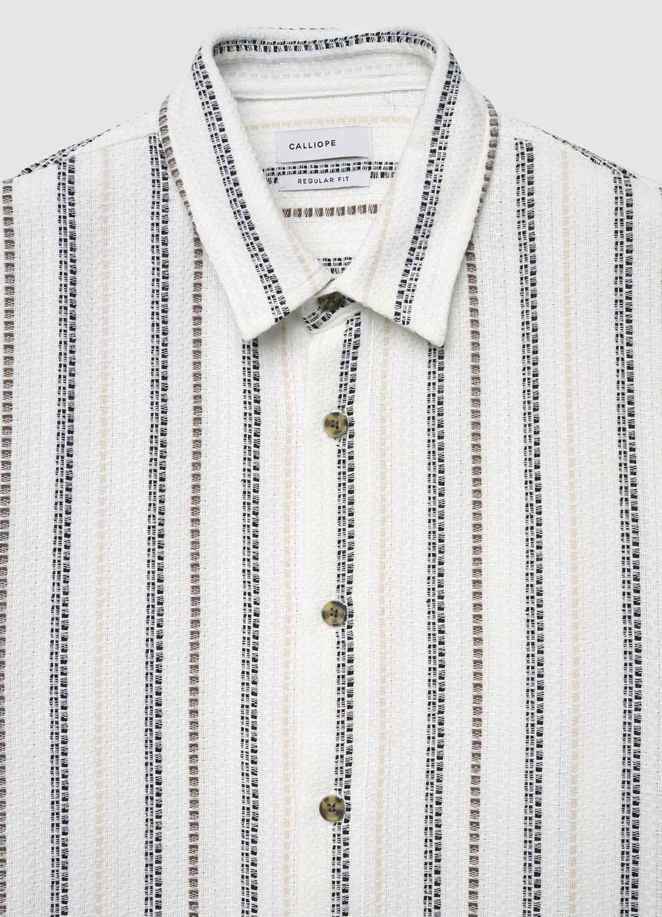 Camicia a righe jacquard - Image 6