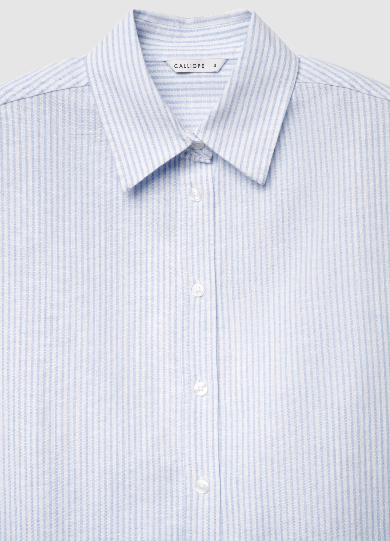 Camicia a righe misto lino - Image 6