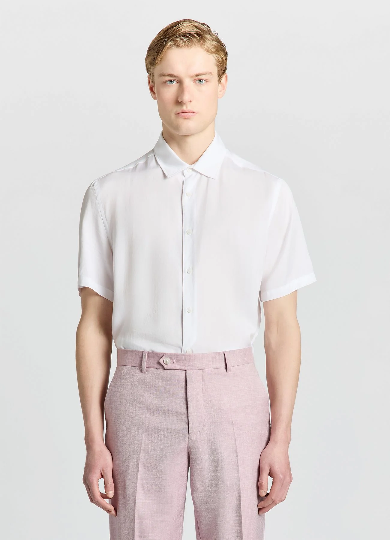 Camicia a tinta unita - Image 3