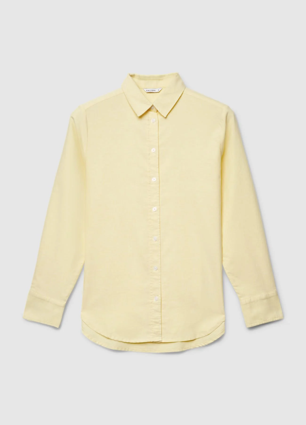 Camicia a tinta unita con colletto classico - Image 5