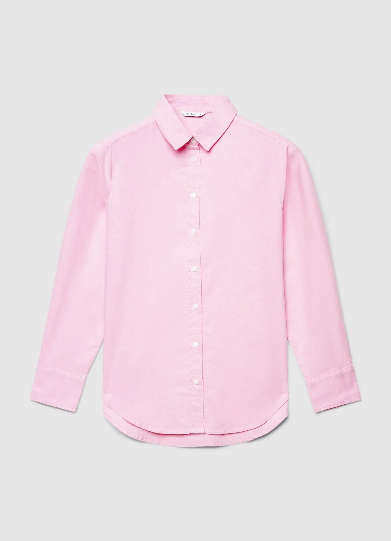 Camicia a tinta unita con colletto classico - Image 6