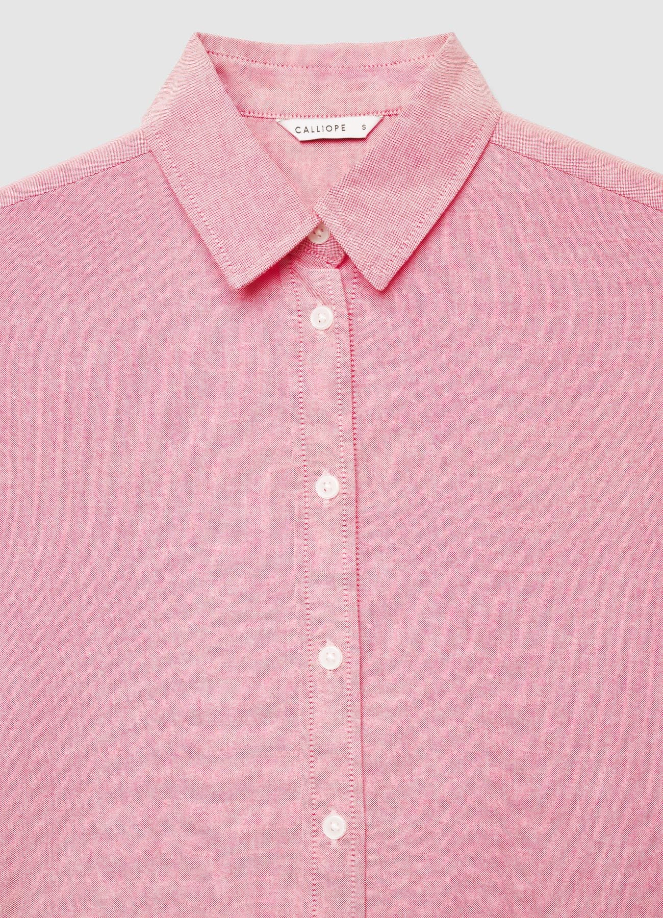 Camicia a tinta unita con colletto classico - Image 4