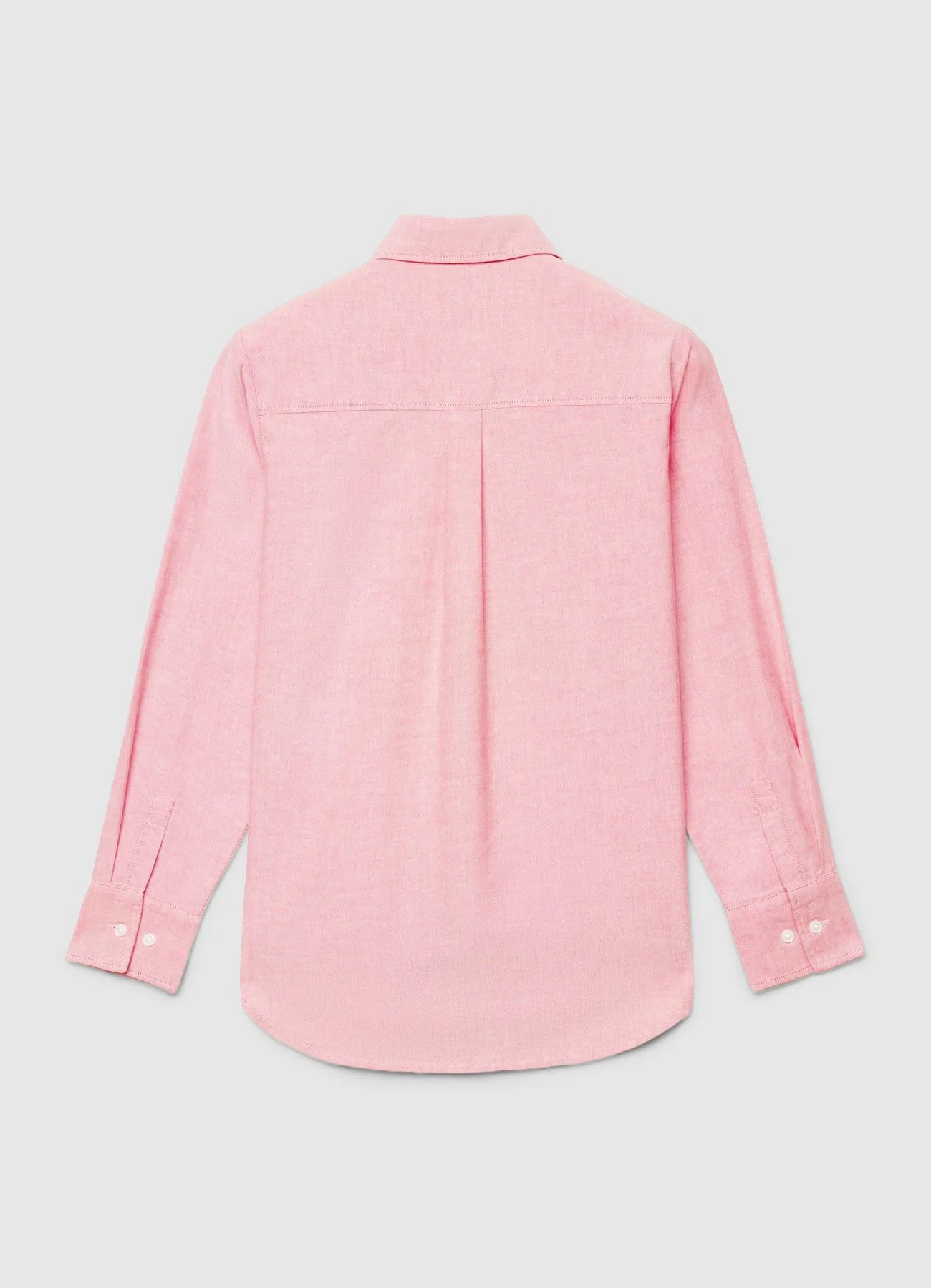 Camicia a tinta unita con colletto classico - Image 5