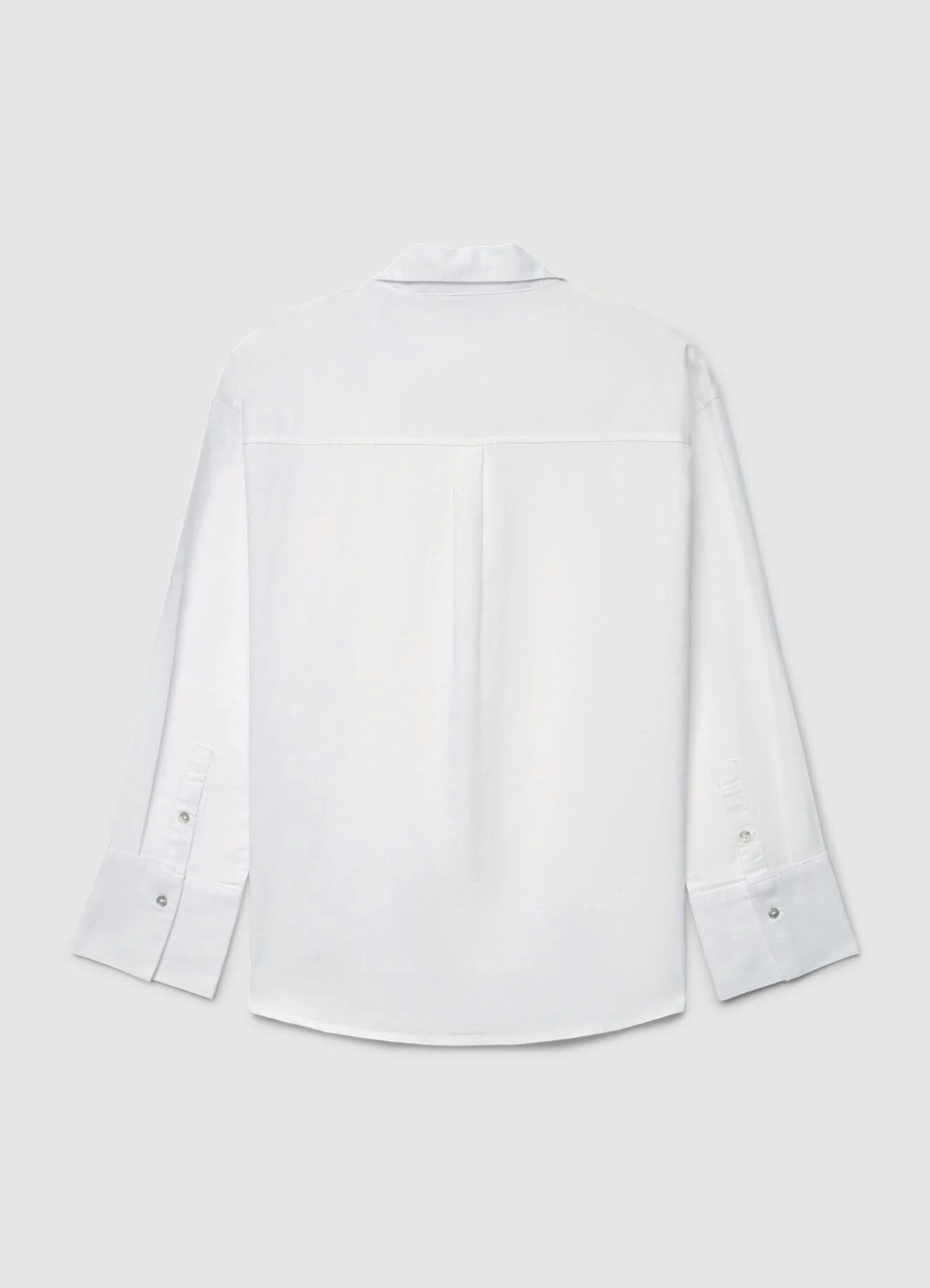 Camicia a tinta unita con taschino - Image 6
