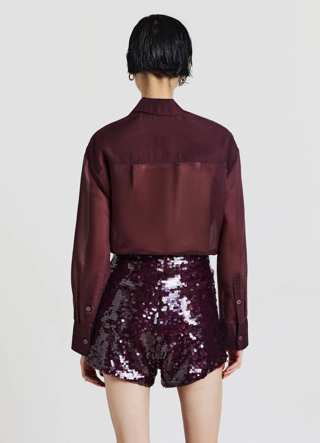 Camicia ampia con tasche - Image 3