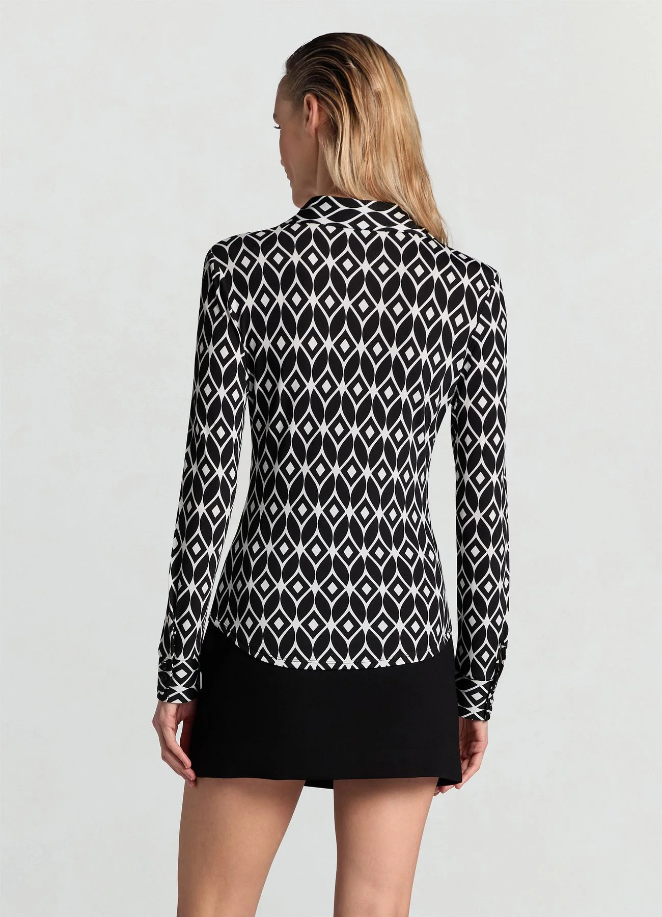 Camicia avvitata fantasia geometrica - Image 2