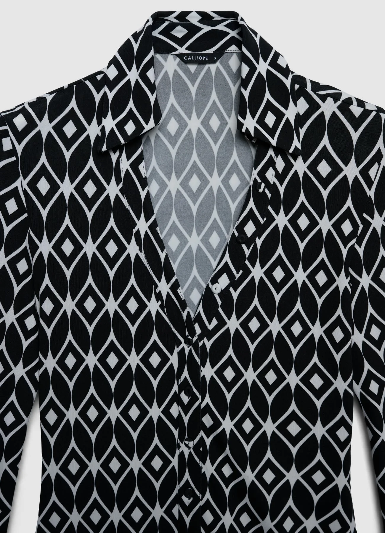 Camicia avvitata fantasia geometrica - Image 6