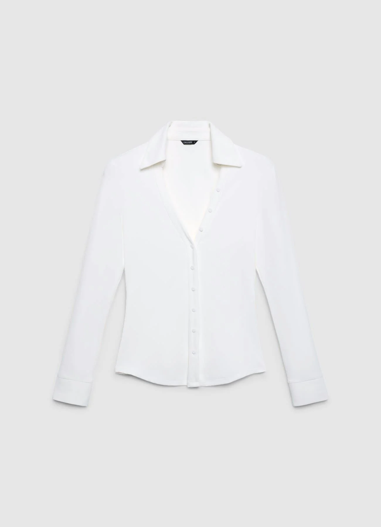 Camicia avvitata tessuto elasticizzato - Image 5