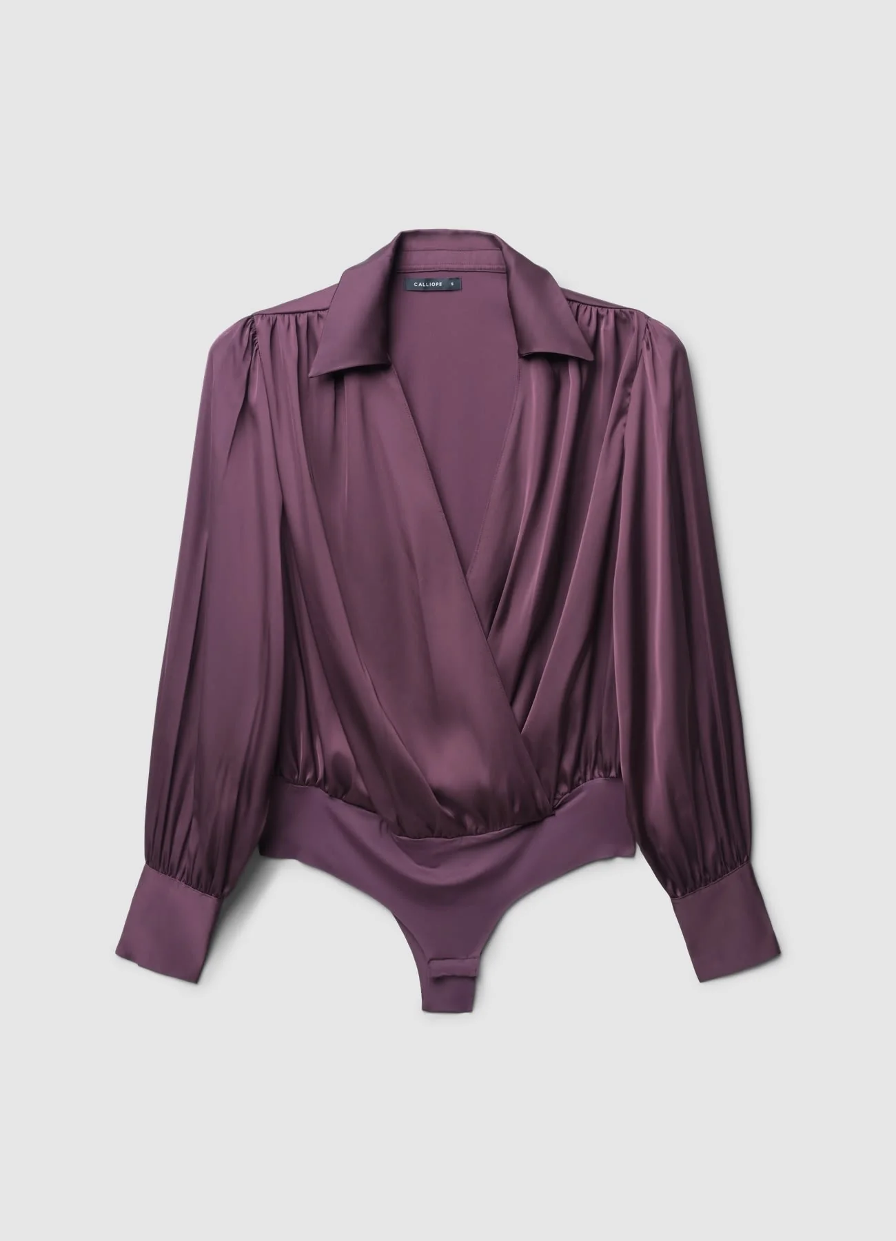 Camicia body in simil satin - Image 4